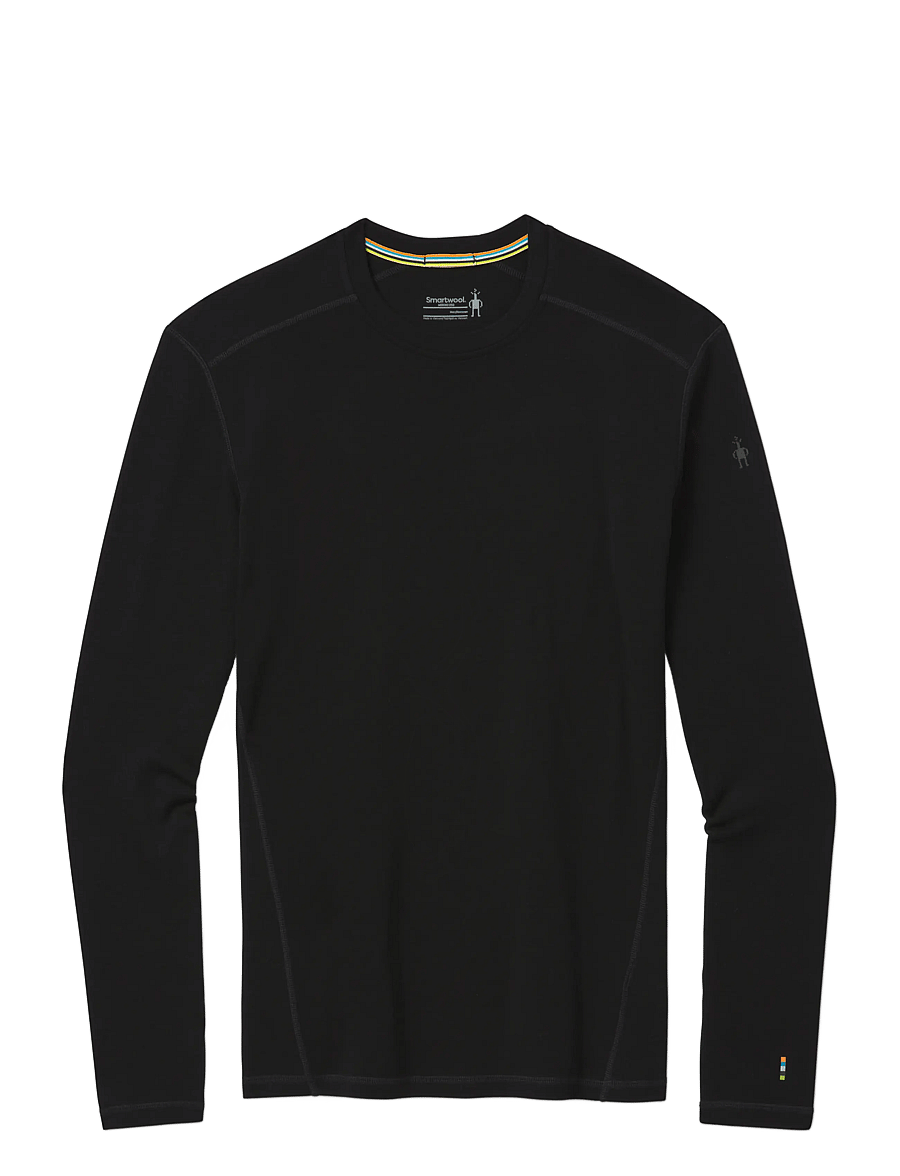Smartwool - Men's Classic Thermal Merino Base Layer Crew Boxed - funktionsunterwäsche - oberteile - black - 1