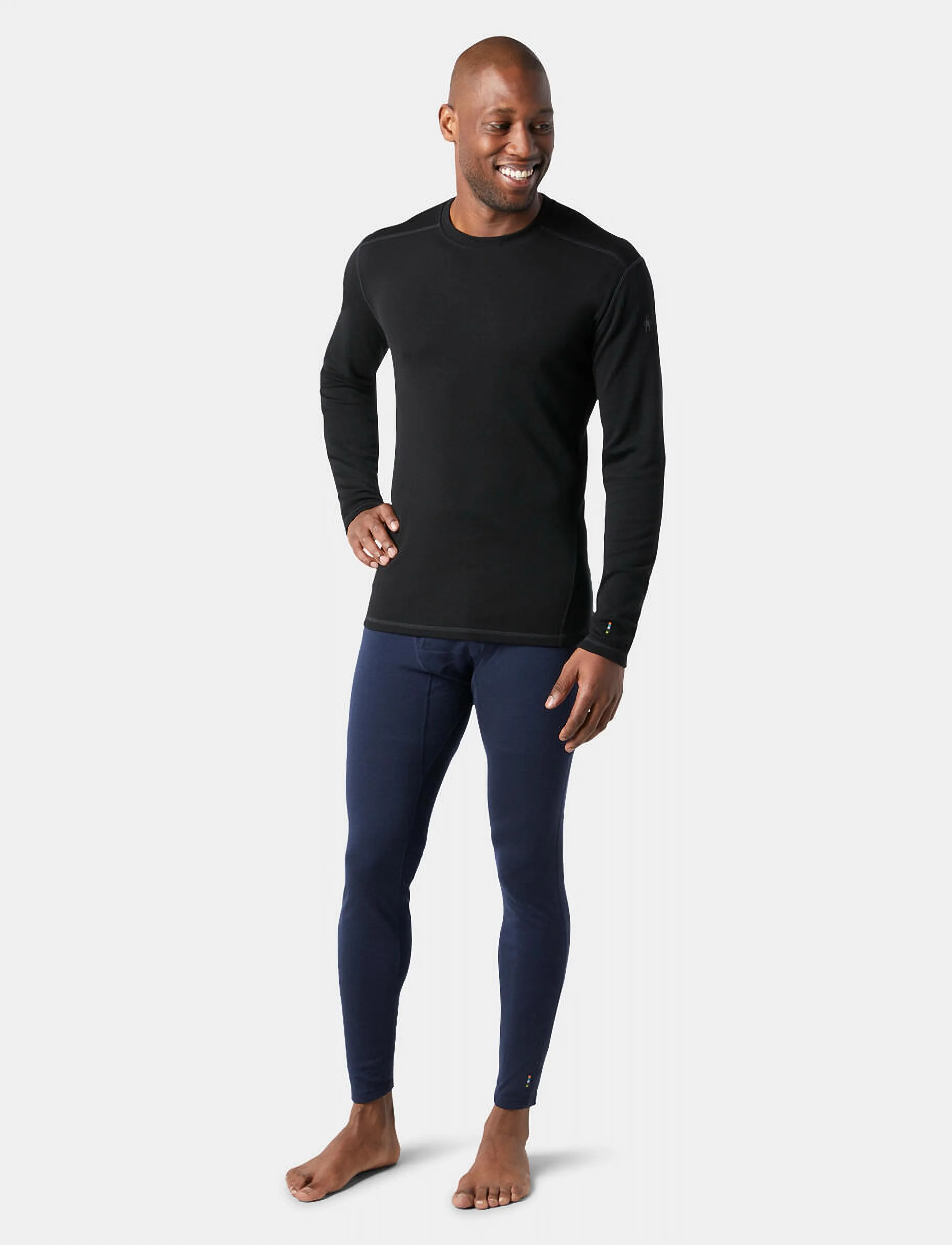 Smartwool - Men's Classic Thermal Merino Base Layer Crew Boxed - funktionsunterwäsche - oberteile - black - 0