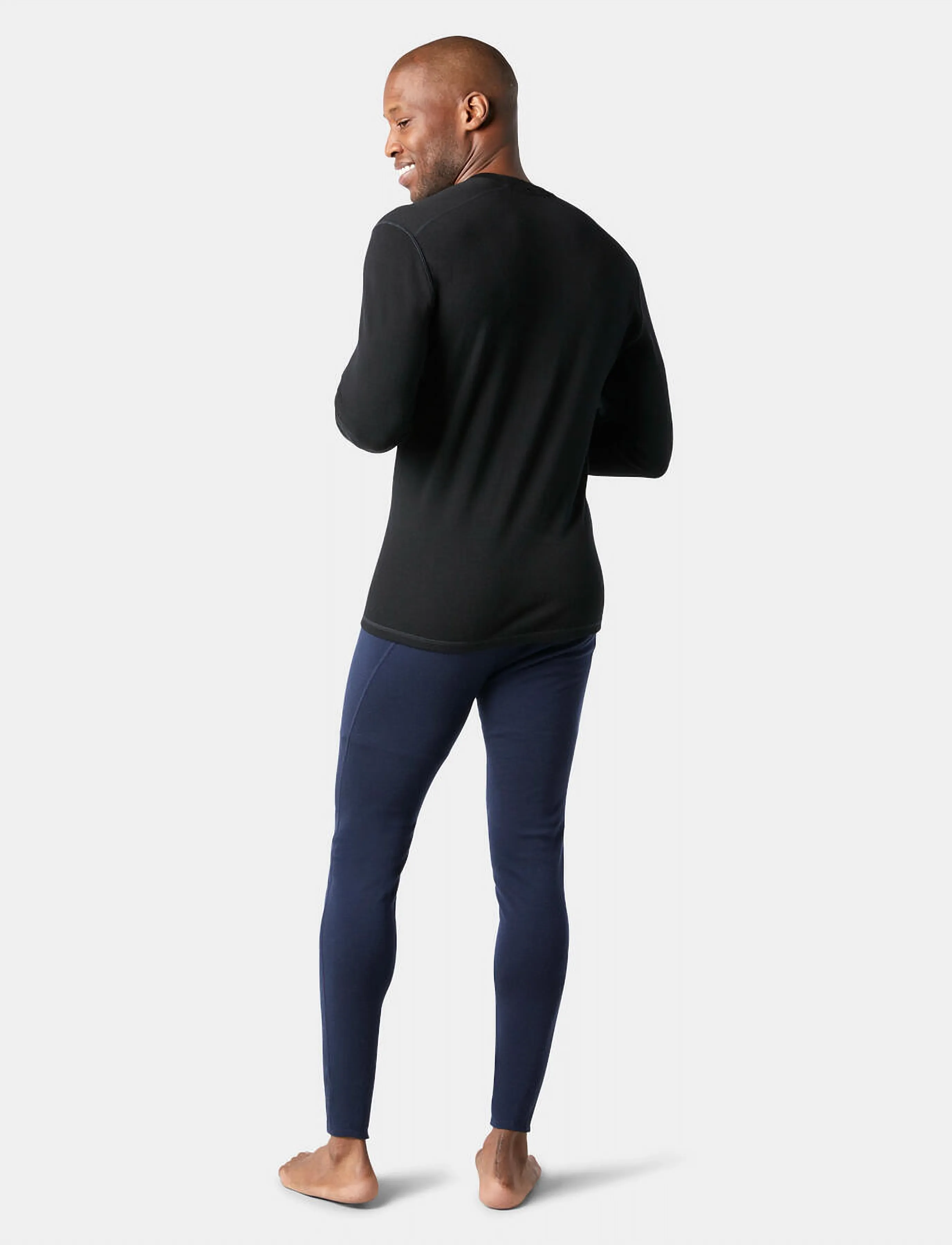Smartwool - Men's Classic Thermal Merino Base Layer Crew Boxed - funktionsunterwäsche - oberteile - black - 2