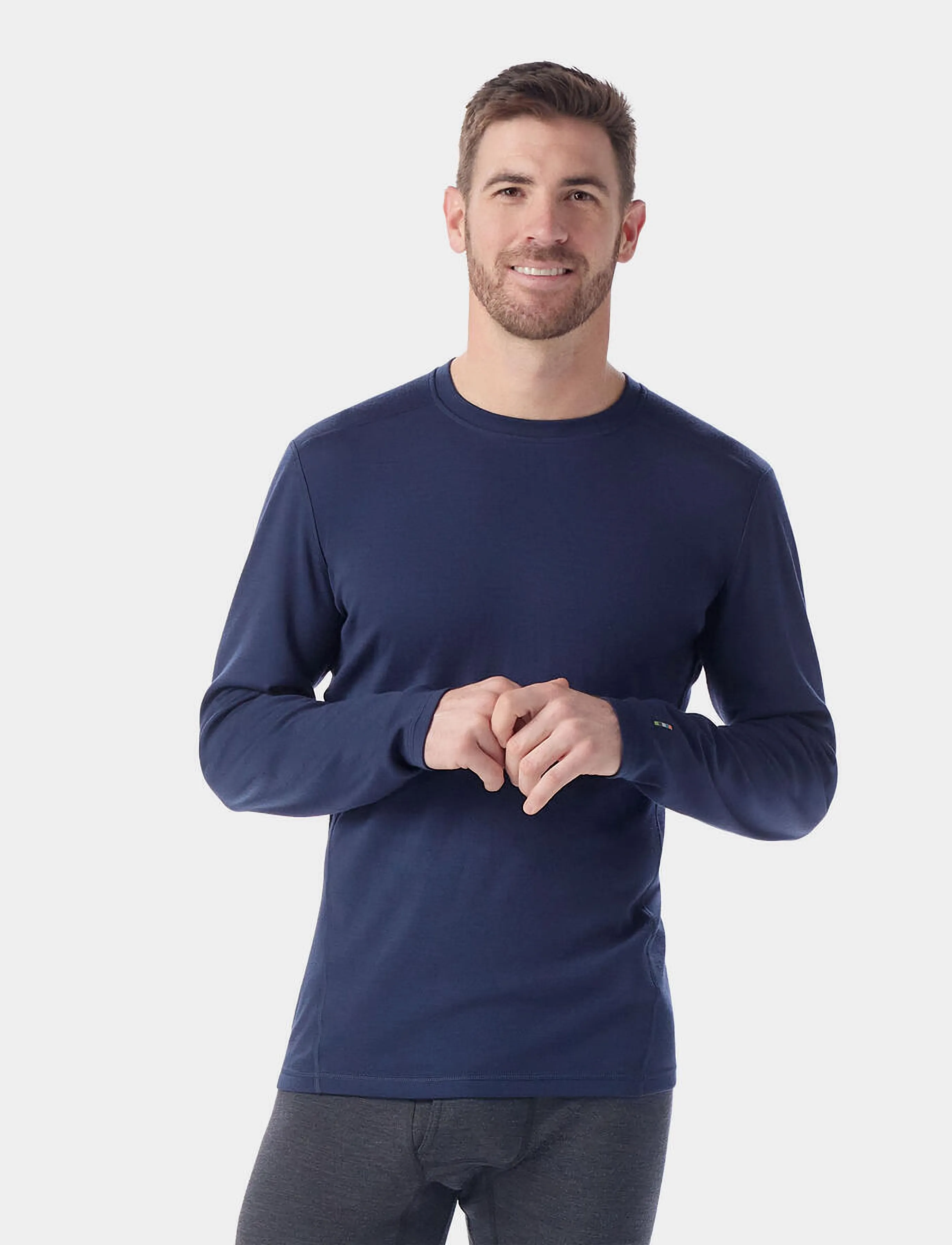 Smartwool - Men's Classic Thermal Merino Base Layer Crew Boxed - funktionsunterwäsche - oberteile - deep navy - 0
