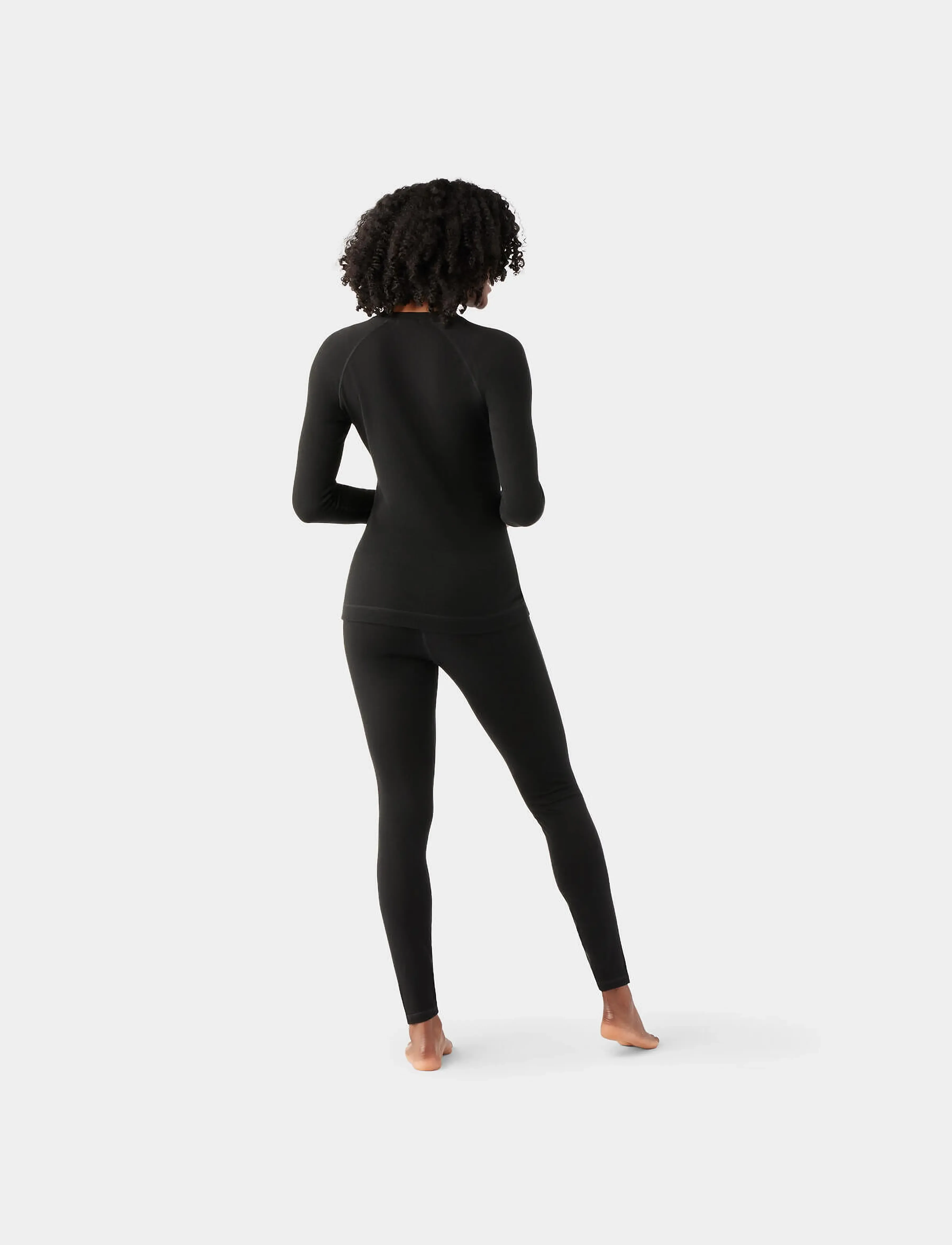 Smartwool - Women's Classic Thermal Merino Base Layer Crew Boxed - base layer tops - black - 2
