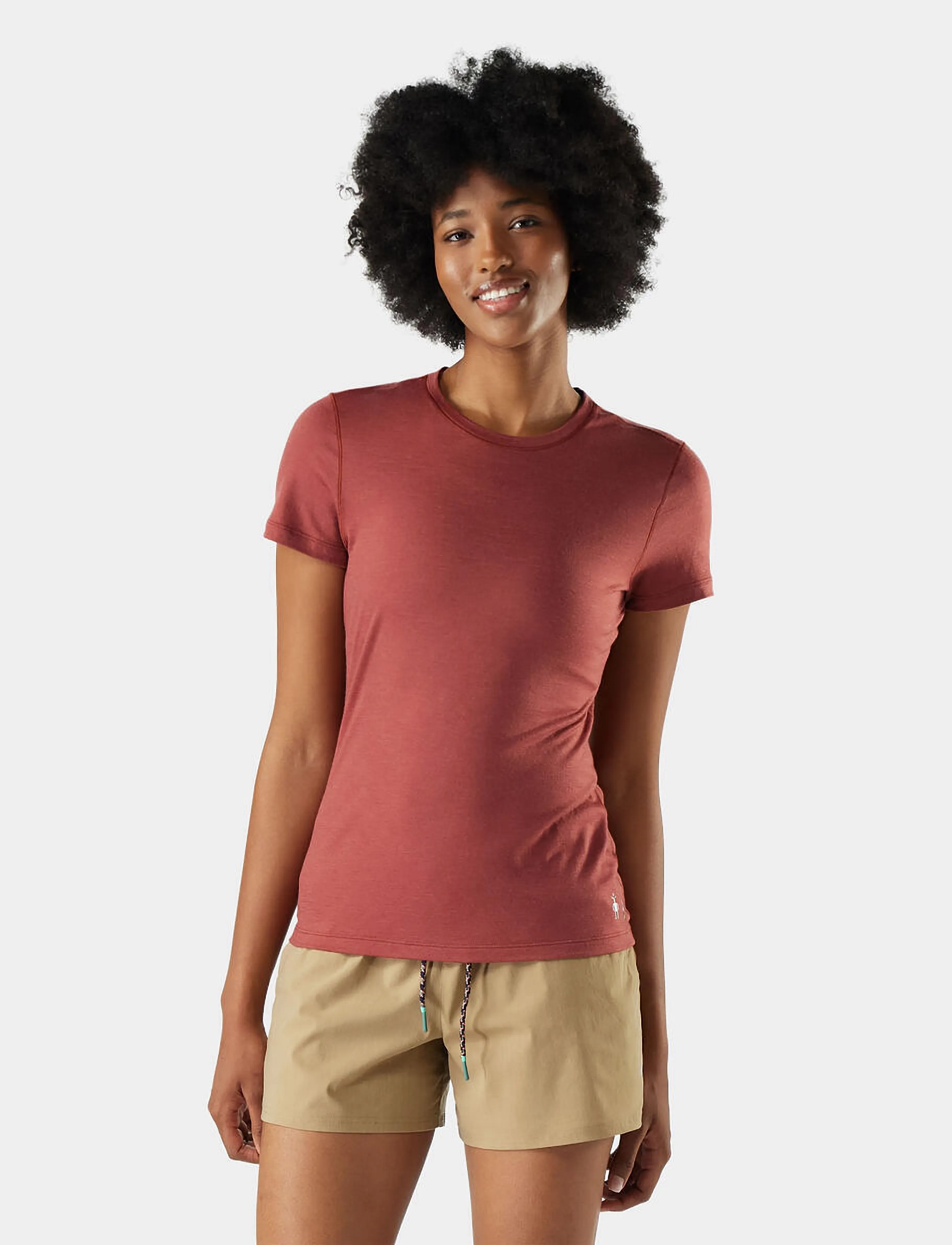 Smartwool - Women's Merino Short Sleeve Tee - burnt sienna - 0