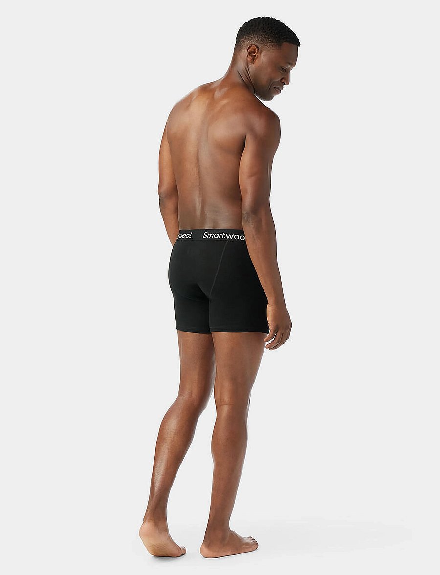 Smartwool - Men's Merino Boxer Brief Boxed - black - 2