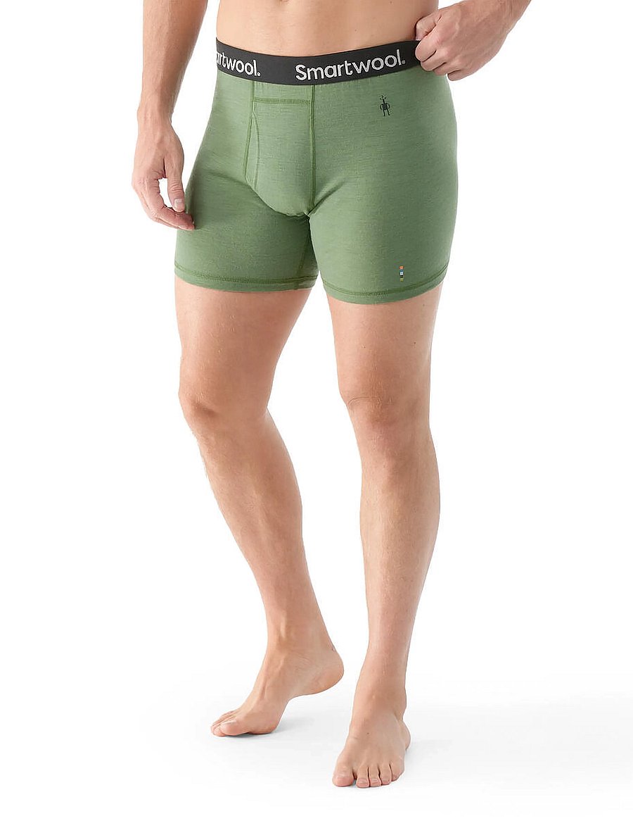 Smartwool - Men's Merino Boxer Brief Boxed - fern green - 0