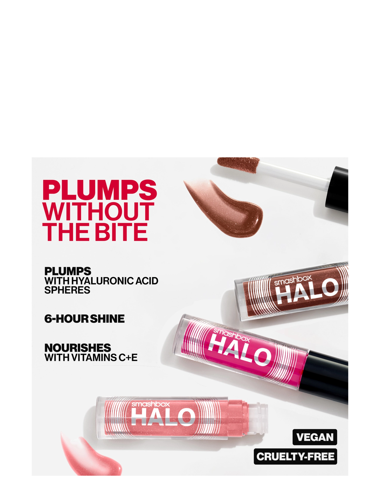 Smashbox - Halo Plump + Glow Lip Gloss - redo för date night - aura - 4