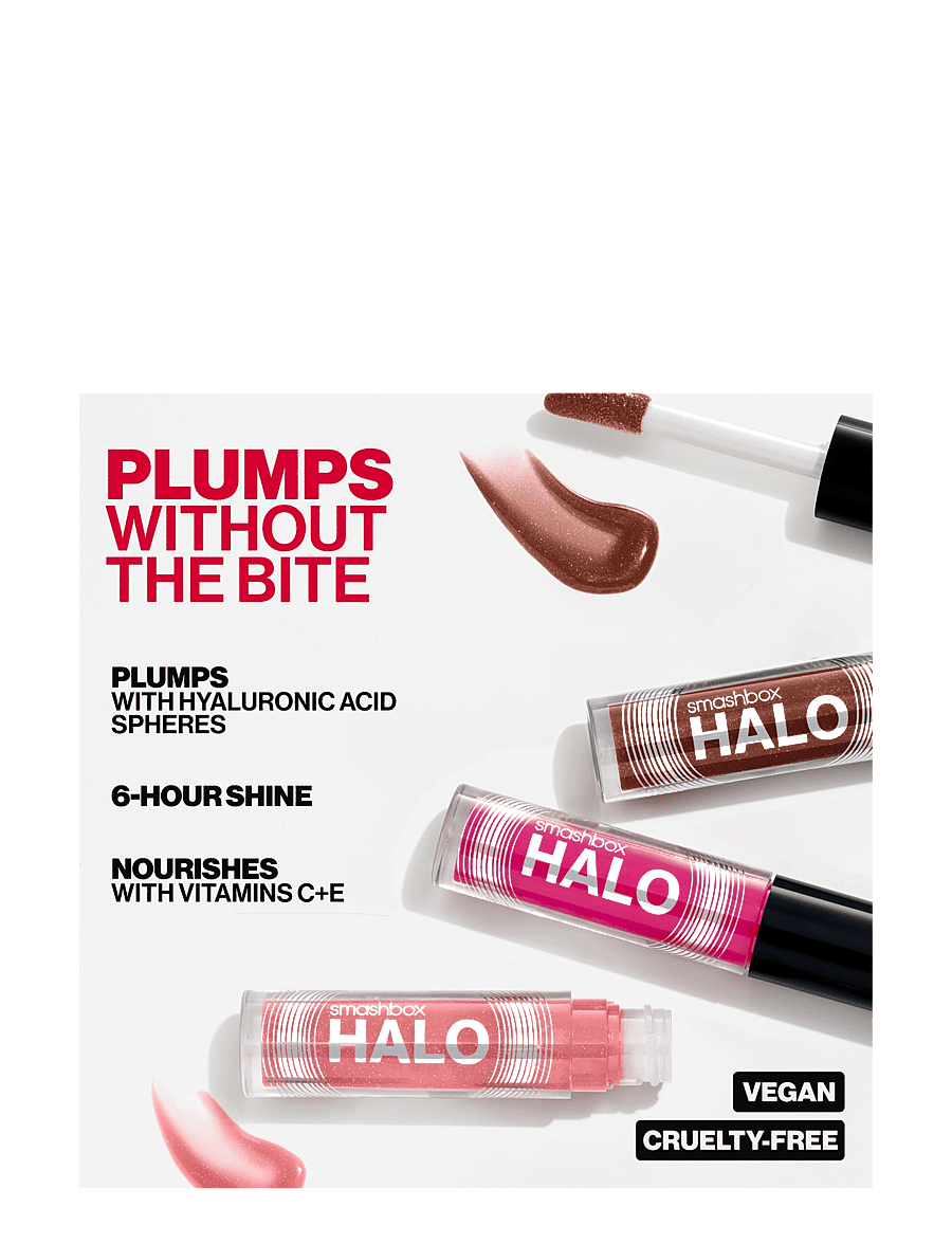 Smashbox - Halo Plump + Glow Lip Gloss - bliv klar til date night - aura - 4