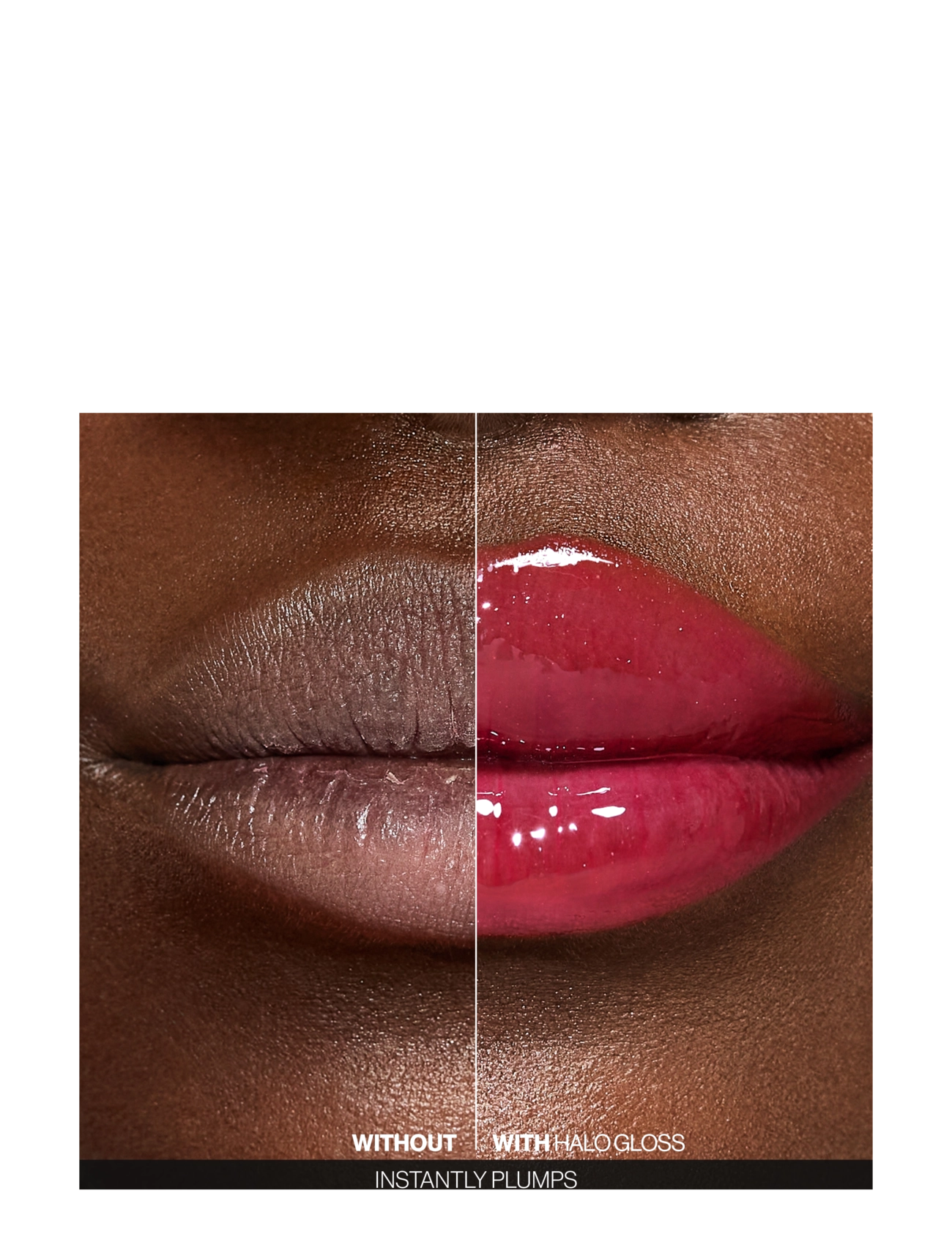 Smashbox - Halo Plump + Glow Lip Gloss - redo för date night - spark - 1