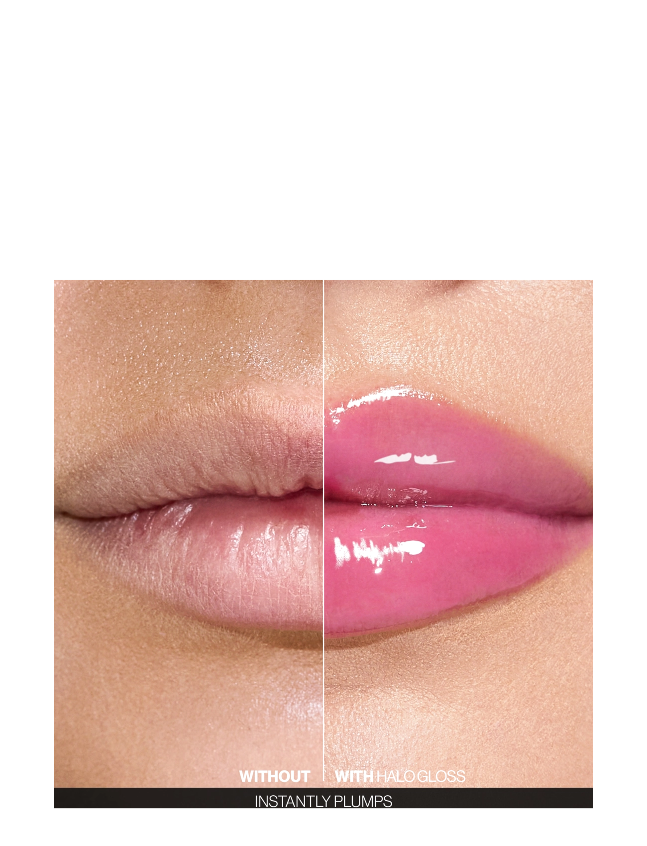 Smashbox - Halo Plump + Glow Lip Gloss - redo för date night - gula-glow - 1