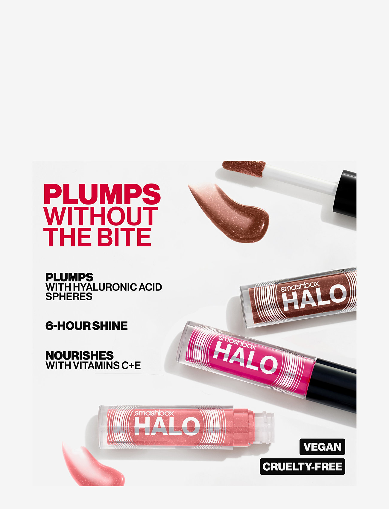 Smashbox - Halo Plump + Glow Lip Gloss - bliv klar til date night - gula-glow - 4