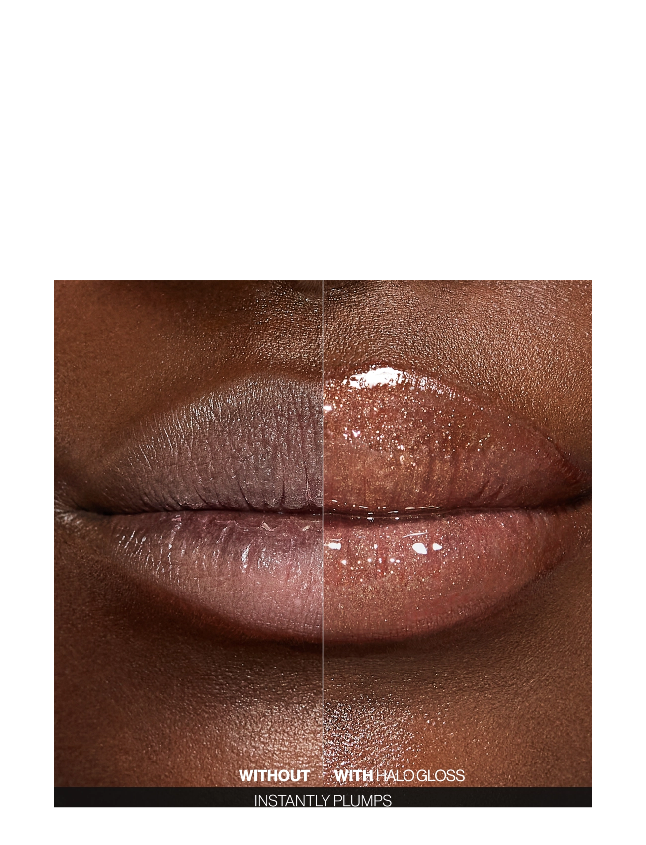 Smashbox - Halo Plump + Glow Lip Gloss - redo för date night - glimmer - 1