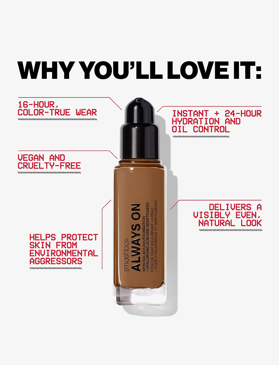 Smashbox - Always On Skin Balancing Foundation - makeup - m10w - 3