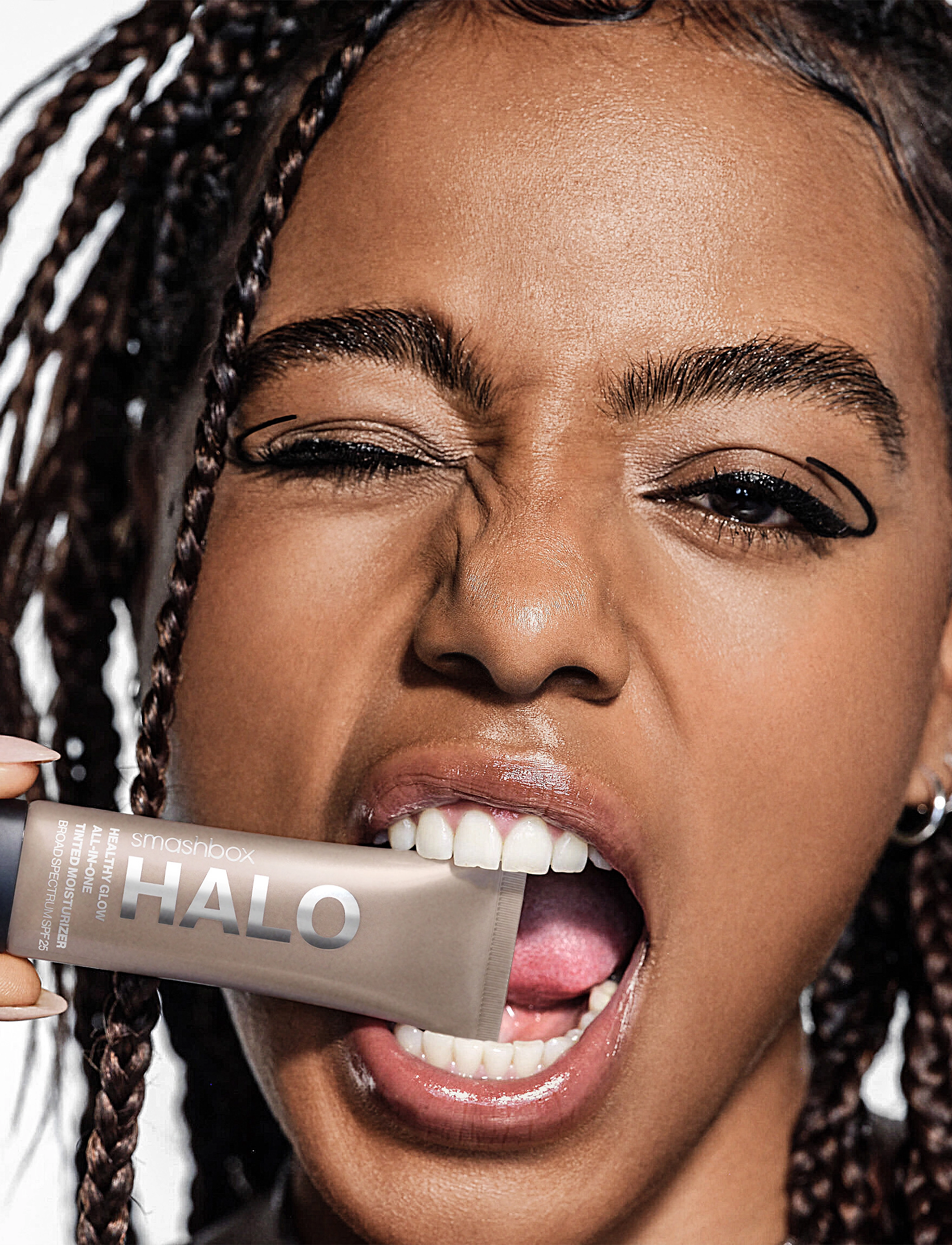 Smashbox Mini Halo Healthy Glow All-In-One Tinted Moisturizer Spf 25, 12 ml, Ansigt > Bb- Og Cc-Cremer, Dame