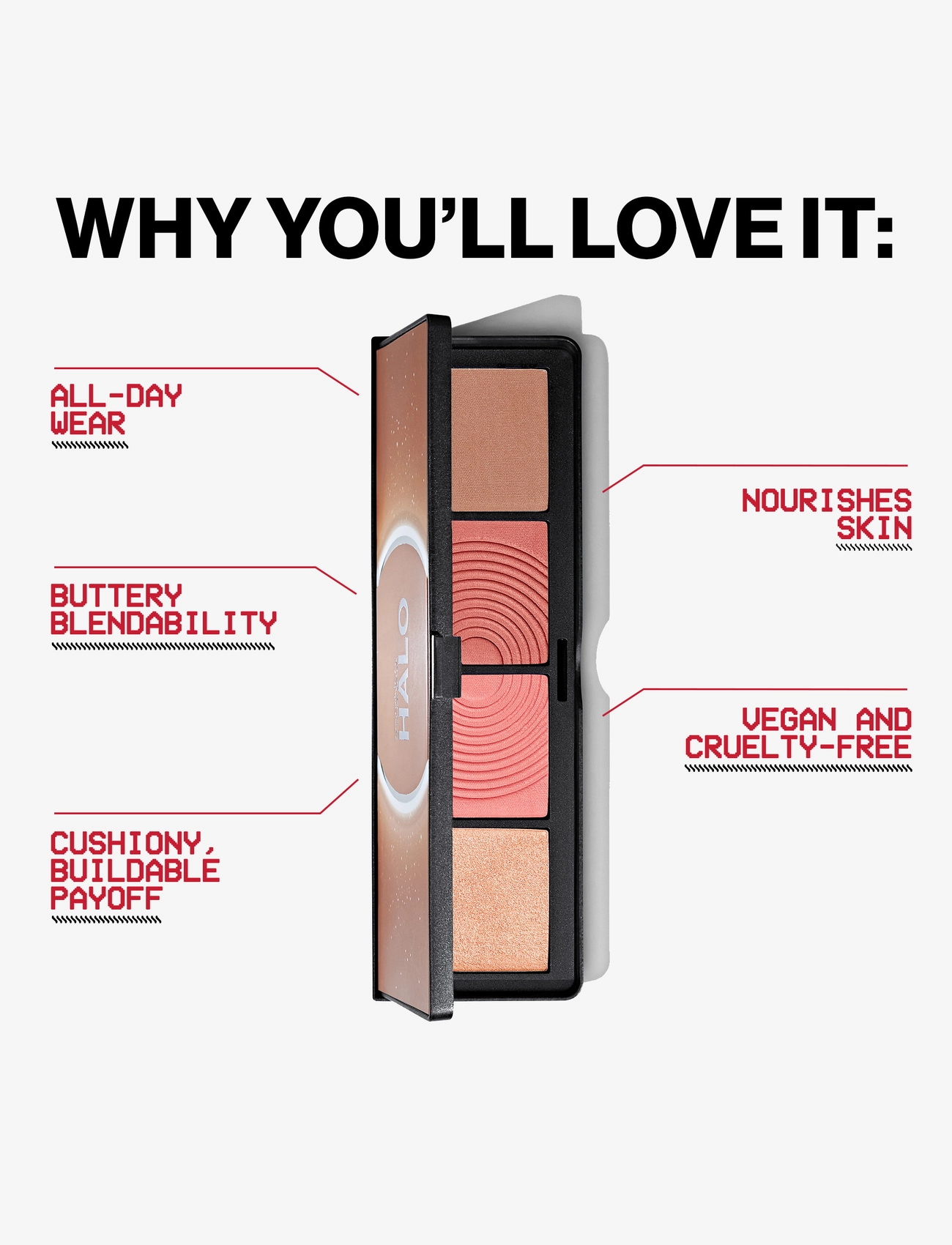 Smashbox - Halo Sculpt + Glow Face Palette - smink - berry saturation - 4
