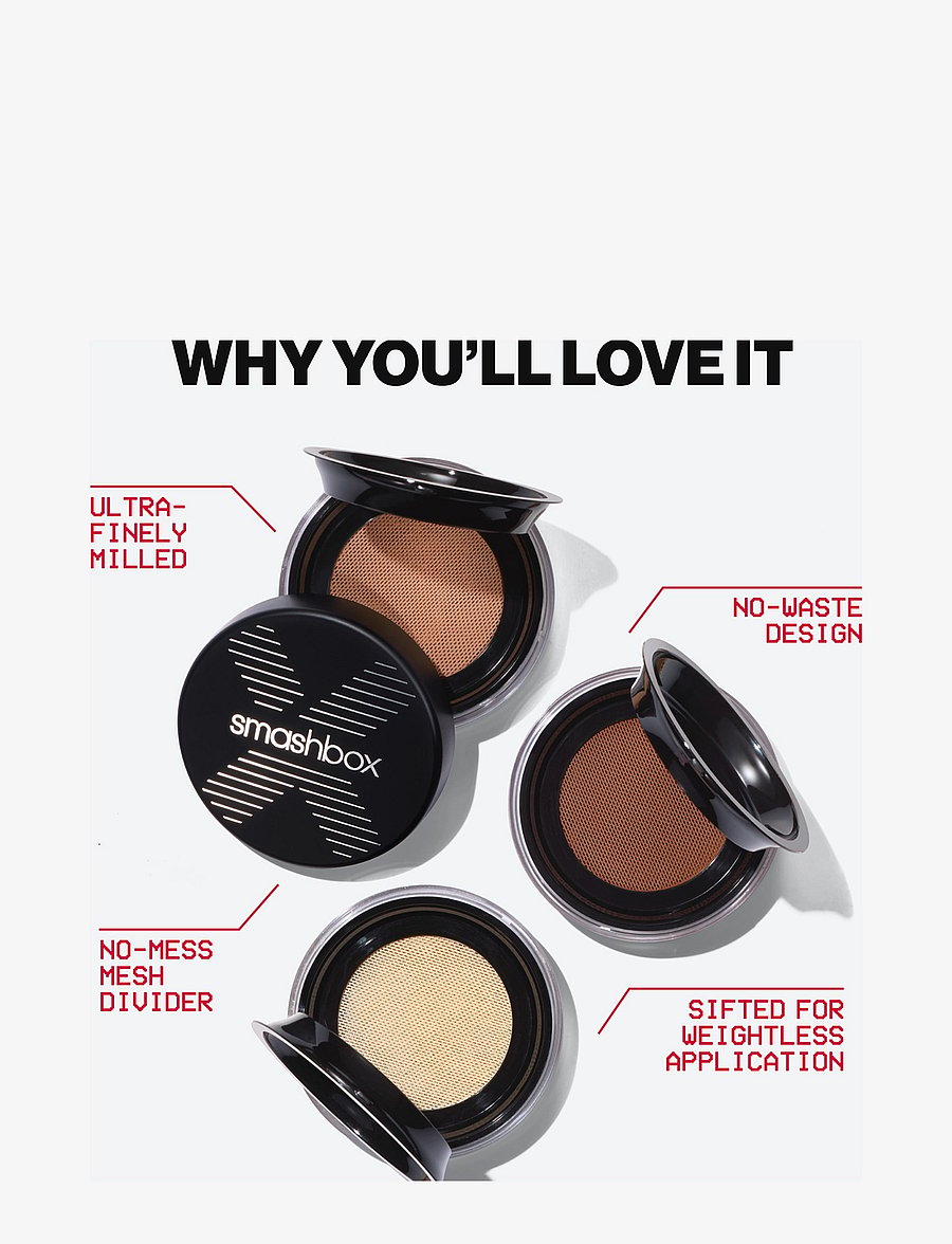 Smashbox - Always On Skin-Balancing Setting Powder - förðunarvörur - translucent dark - 3