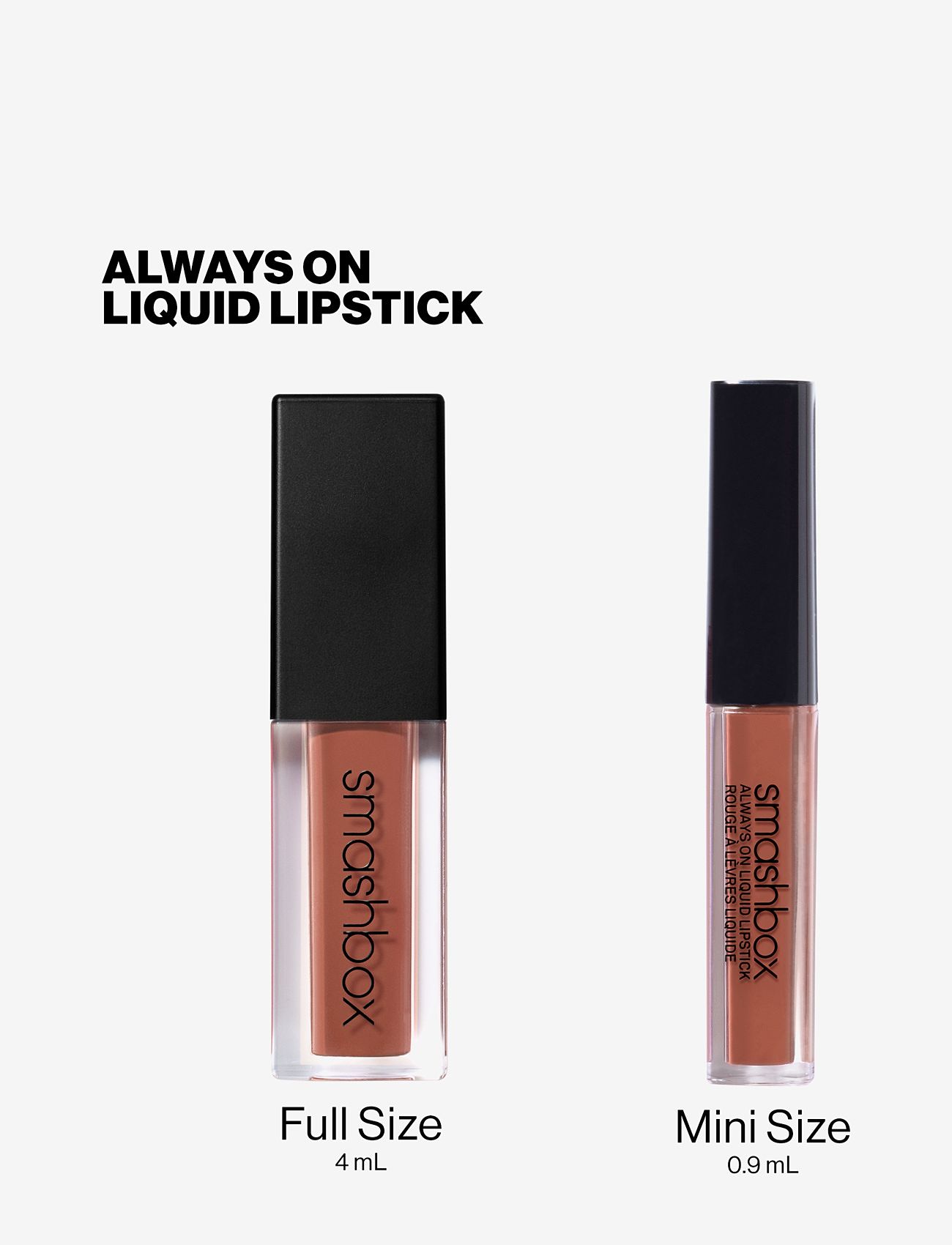 Smashbox - Mini Always On Liquid Lipstick - makeup - stepping out - 1