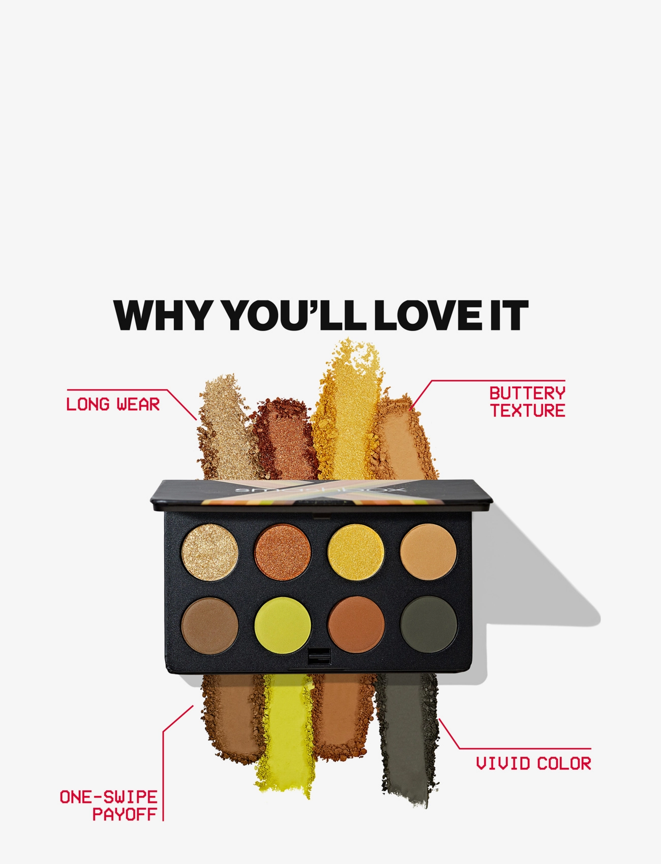 Smashbox - Always On Moodboard Eyeshadow Palette - Ögon & bryn  - earthy vibes - 1