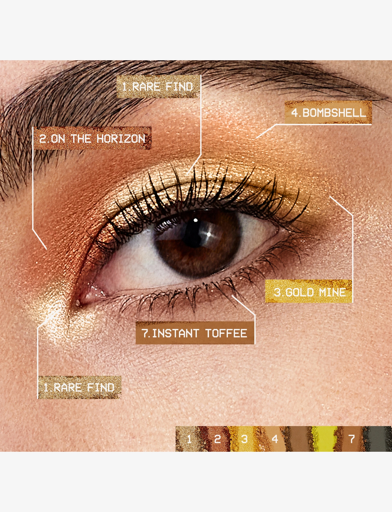 Smashbox - Always On Moodboard Eyeshadow Palette - Ögon & bryn  - earthy vibes - 2