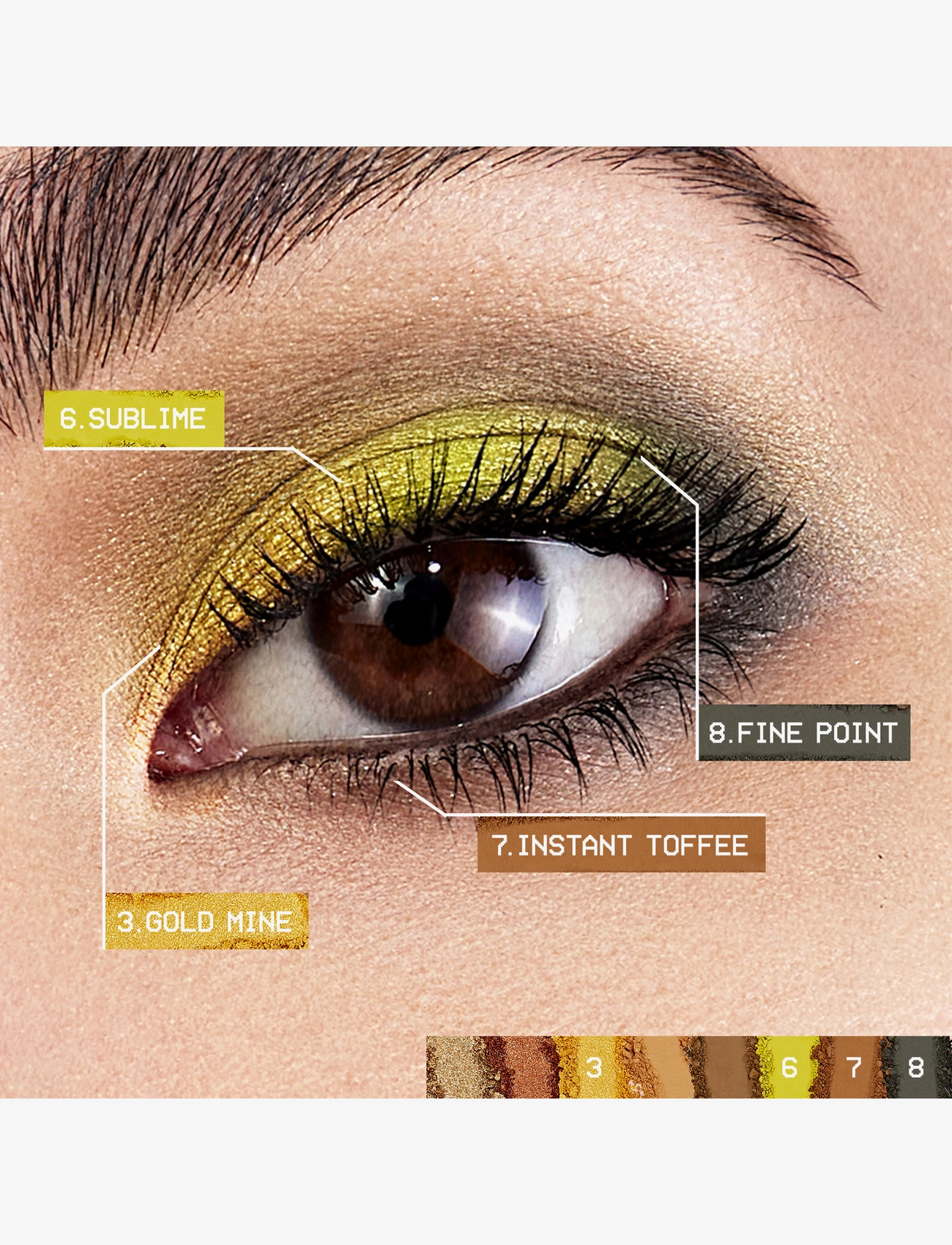 Smashbox - Always On Moodboard Eyeshadow Palette - Ögon & bryn  - earthy vibes - 3