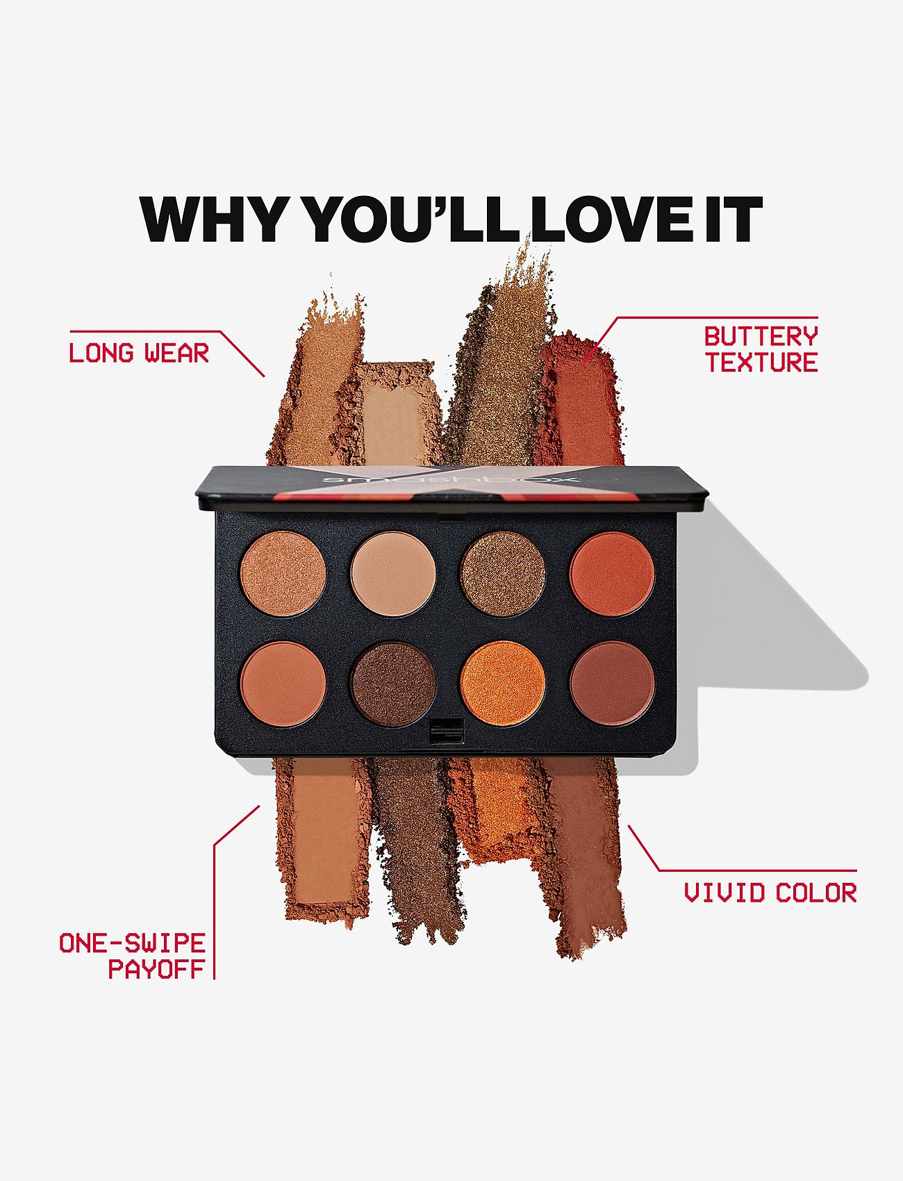 Smashbox - Always On Moodboard Eyeshadow Palette - makeup - fiery vibes - 2