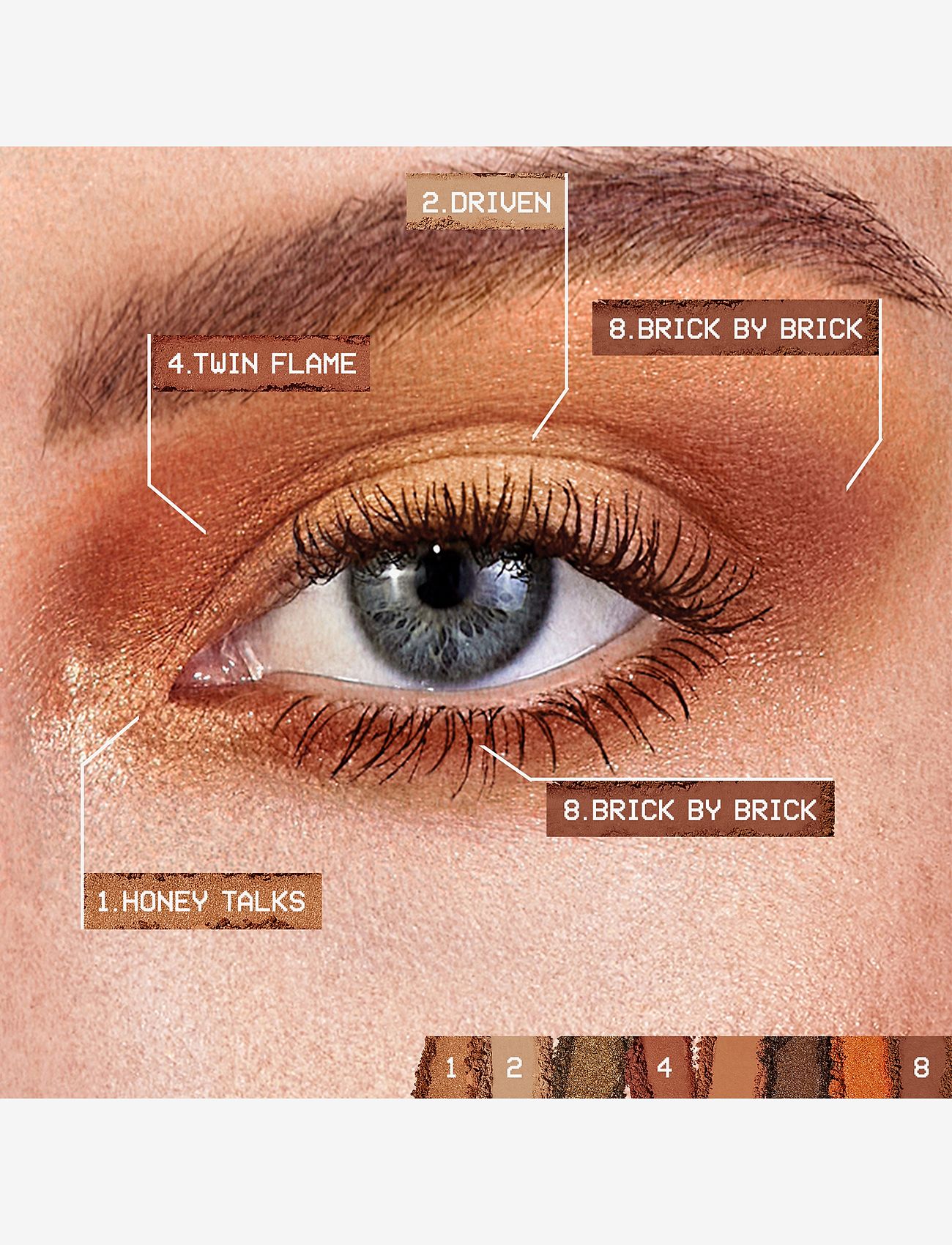 Smashbox - Always On Moodboard Eyeshadow Palette - makeup - fiery vibes - 3