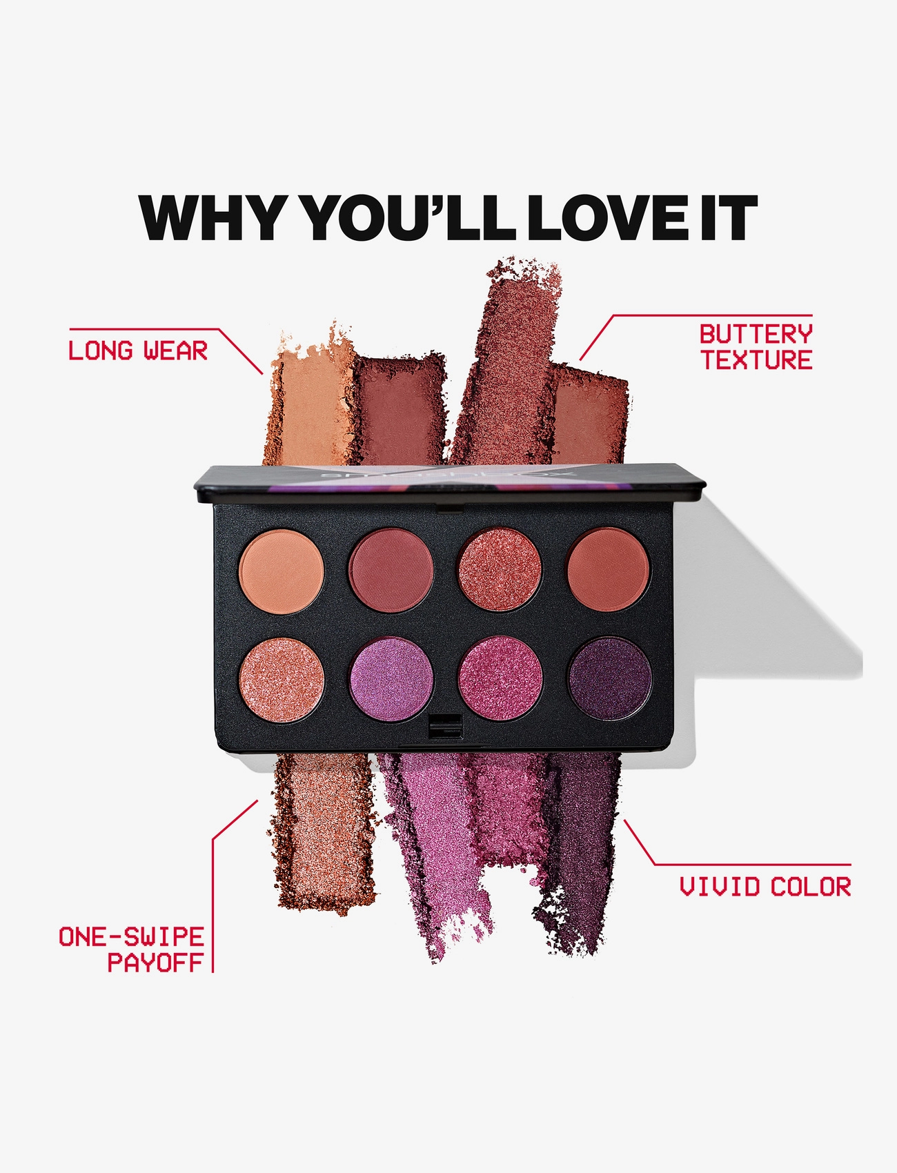 Smashbox - Always On Moodboard Eyeshadow Palette - Ögon & bryn  - bougie vibes - 2