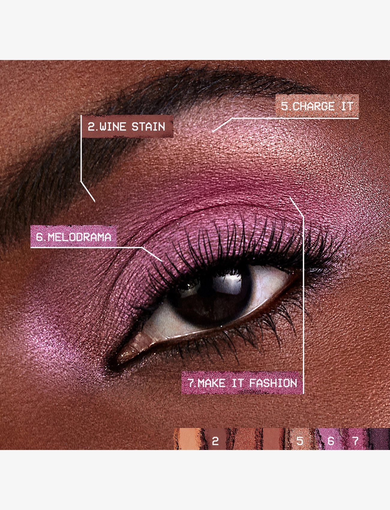 Smashbox - Always On Moodboard Eyeshadow Palette - Ögon & bryn  - bougie vibes - 3