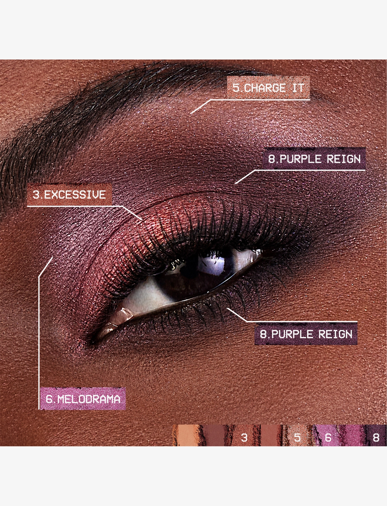 Smashbox - Always On Moodboard Eyeshadow Palette - Ögon & bryn  - bougie vibes - 4