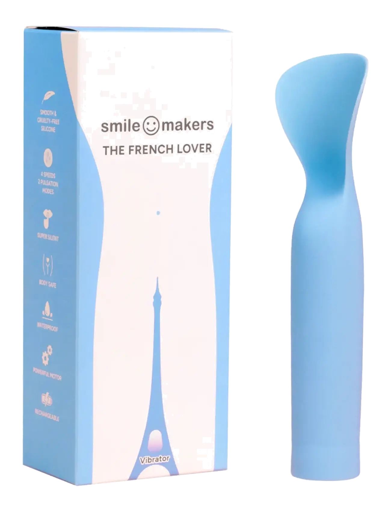 Smile Makers - The French Lover (Rechargeable) - satisfyers - blue - 2