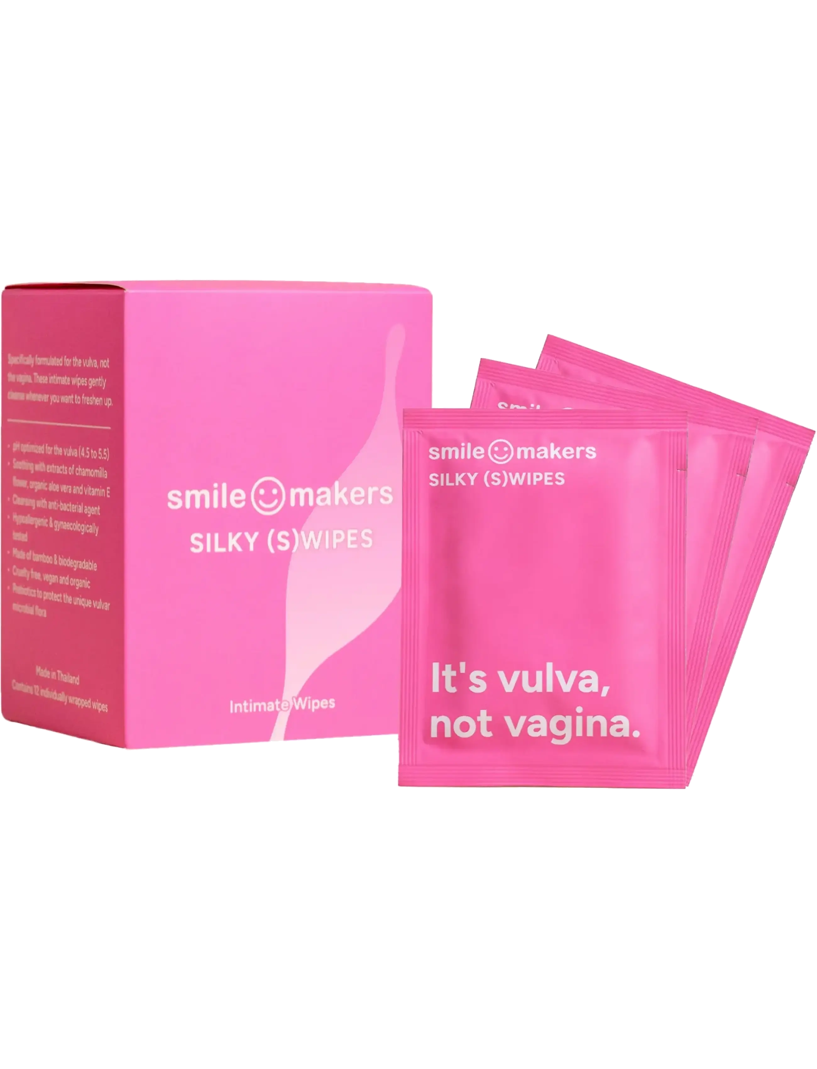 Smile Makers Silky Swipes - Intimvask - PINK / pink/rose