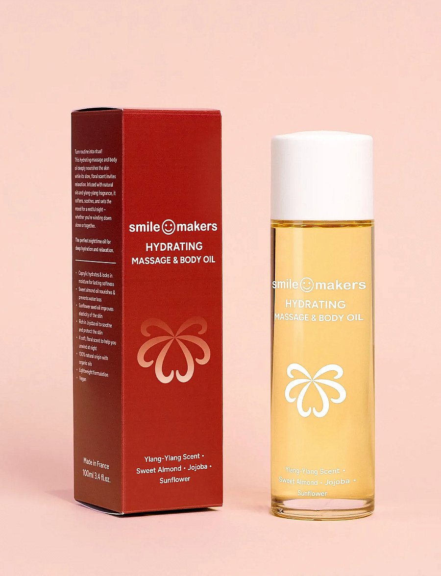 Smile Makers - Hydrating Massage & Body Oil - sex & intimacy - white - 0