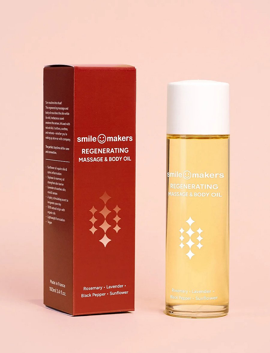 Smile Makers - Regenerating Massage & Body Oil - sex & intimacy - white - 0