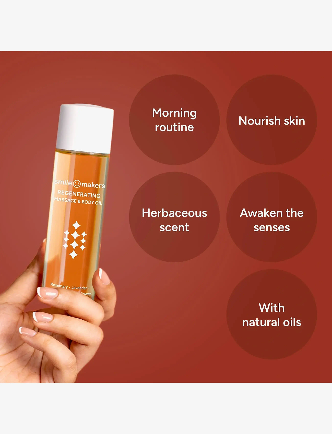 Smile Makers - Regenerating Massage & Body Oil - sex & intimacy - white - 2