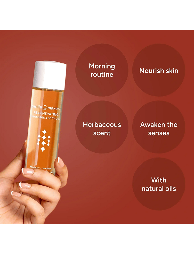 Smile Makers - Regenerating Massage & Body Oil - sex & intimacy - white - 2