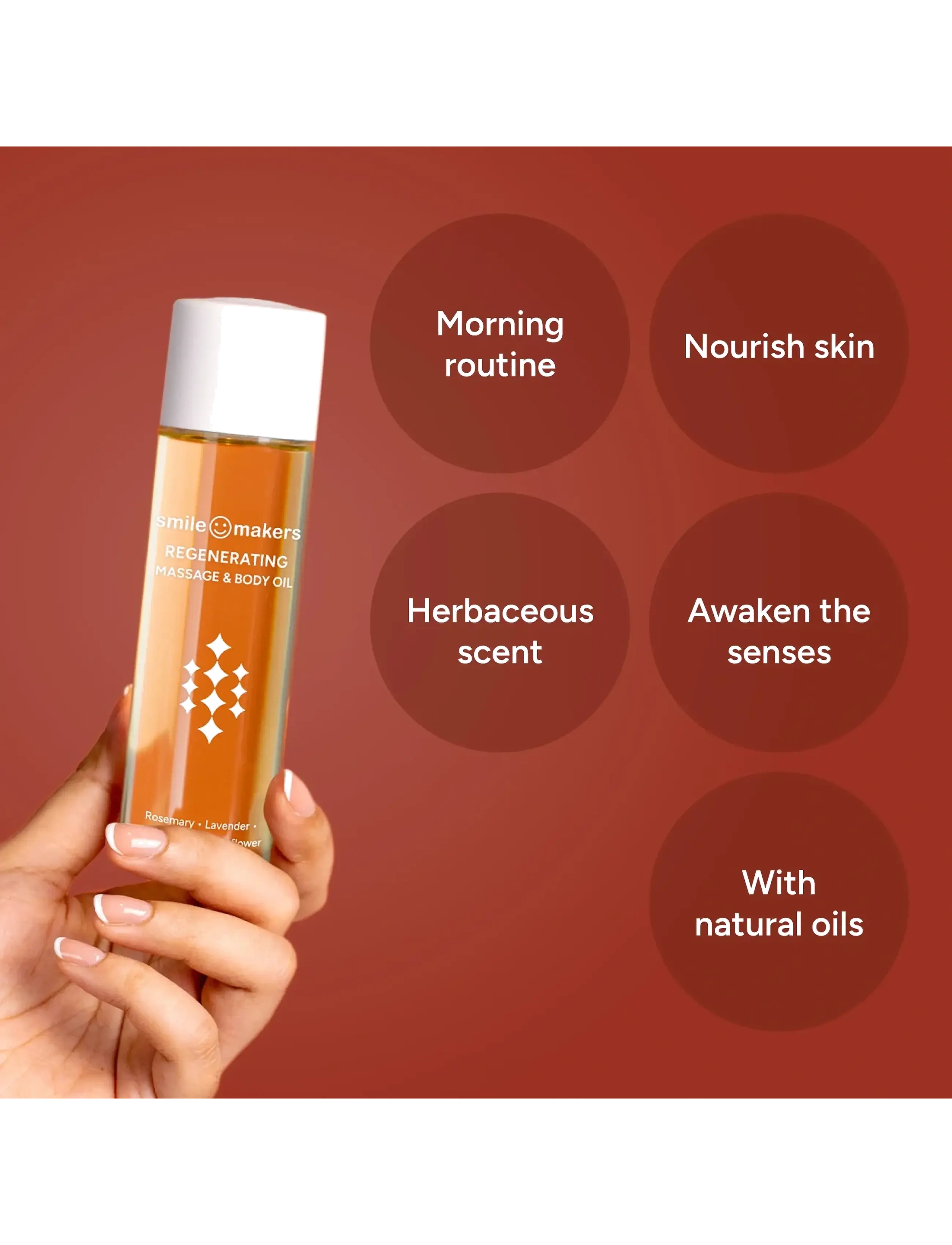 Smile Makers - Regenerating Massage & Body Oil - sex & intimacy - white - 2
