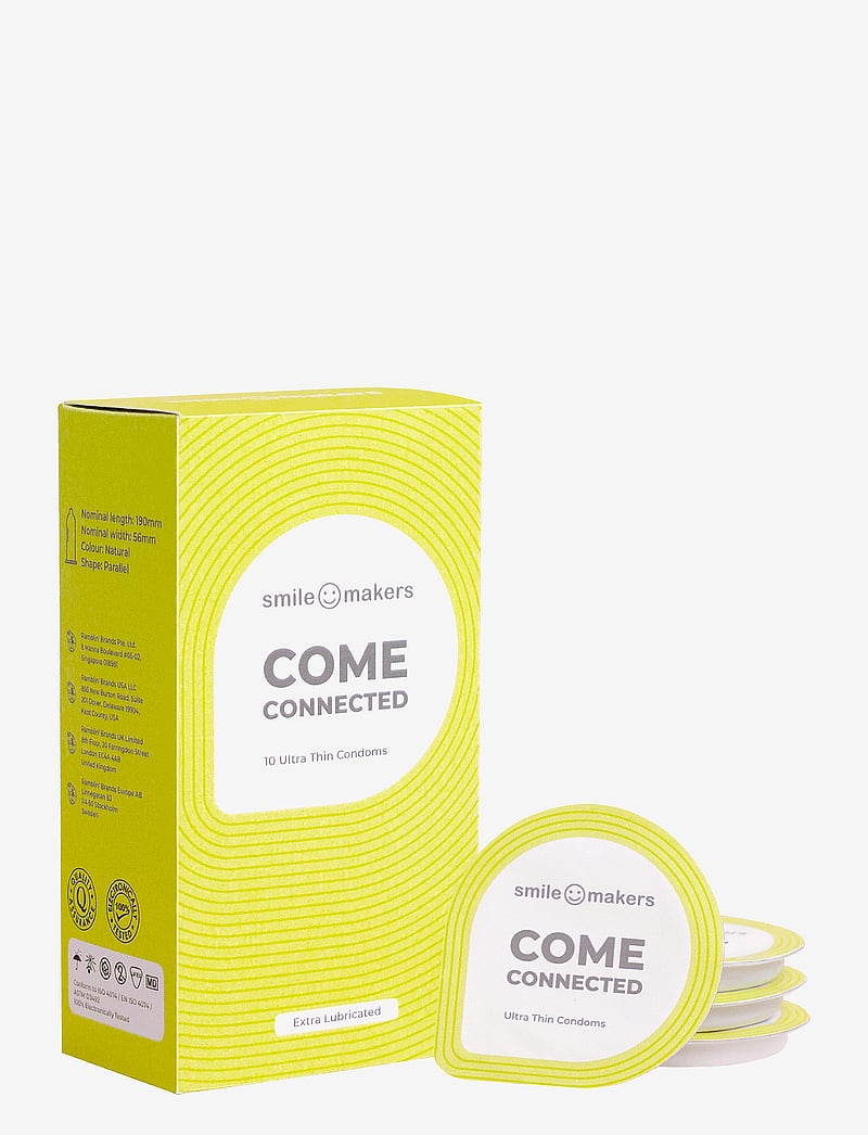 Smile Makers - Come Connected Condoms - yellow - 1