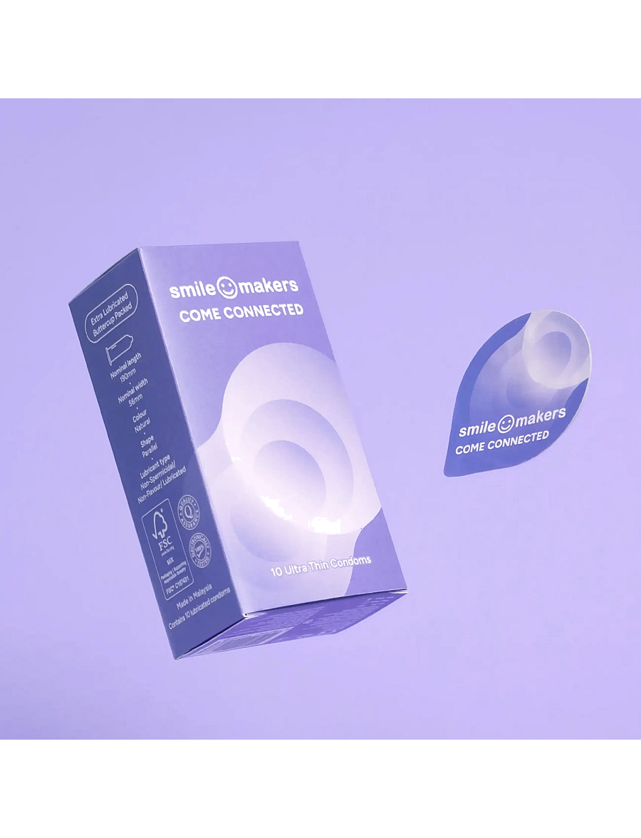 Smile Makers - Come Connected Condoms - sex & intimacy - yellow - 2