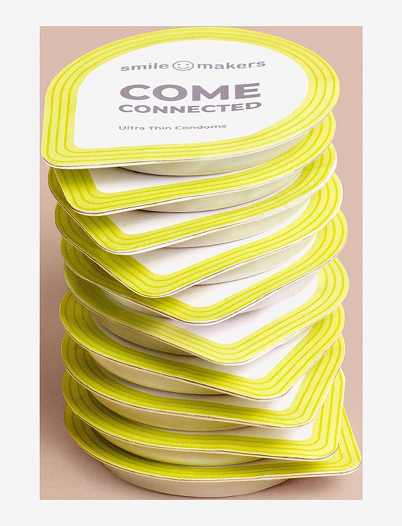 Smile Makers - Come Connected Condoms - yellow - 4