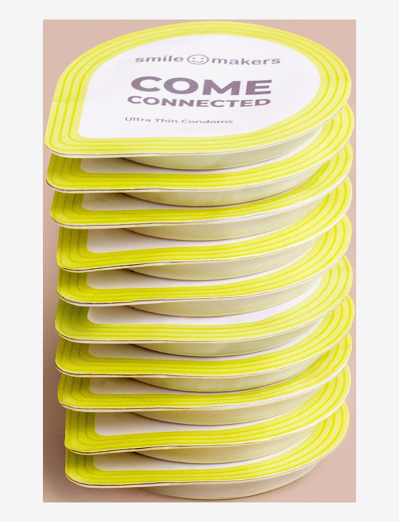 Smile Makers - Come Connected Condoms - sex & intimacy - yellow - 5