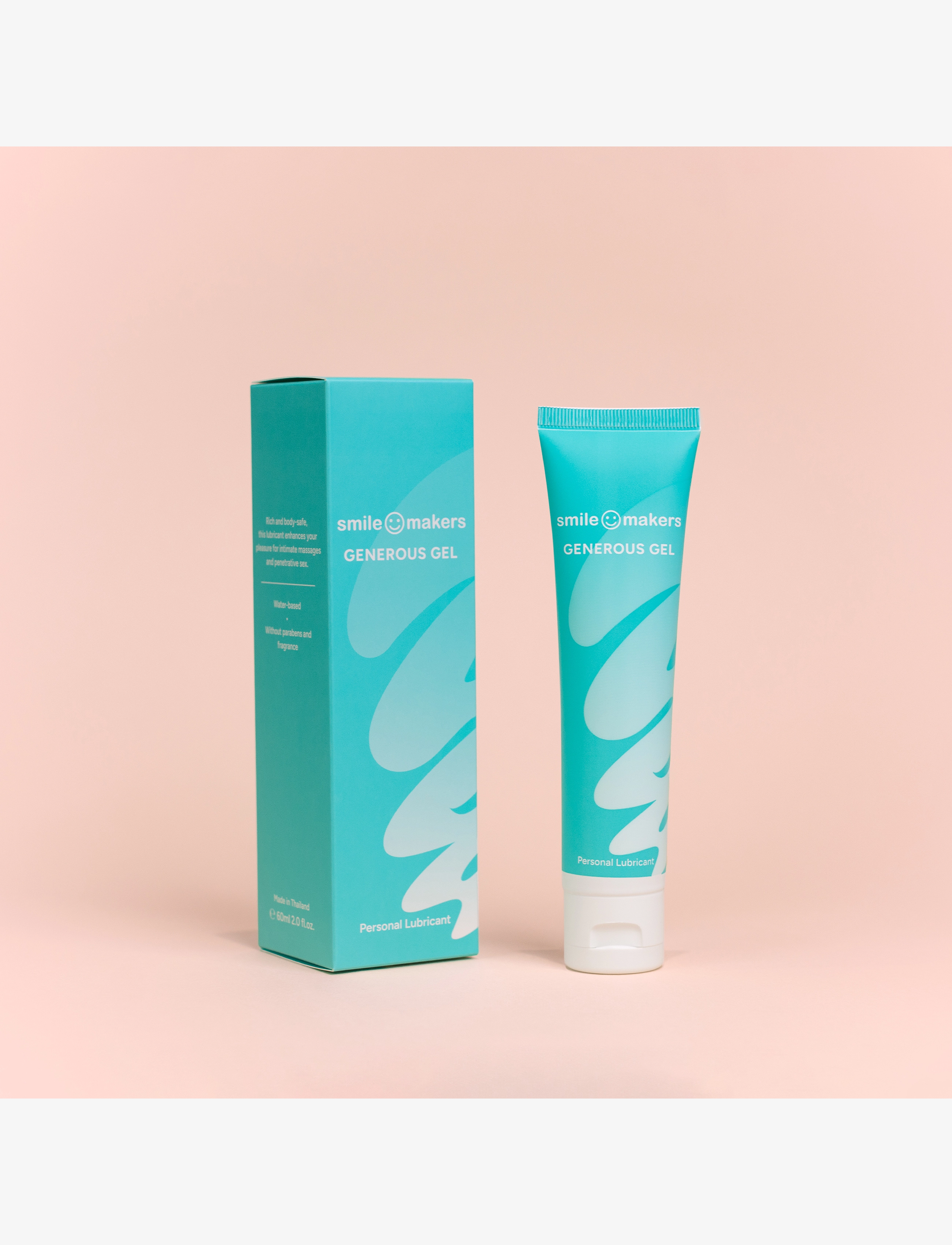 Smile Makers - Generous Gel - 60 ml tube - glidemiddel & oljer - blue - 1