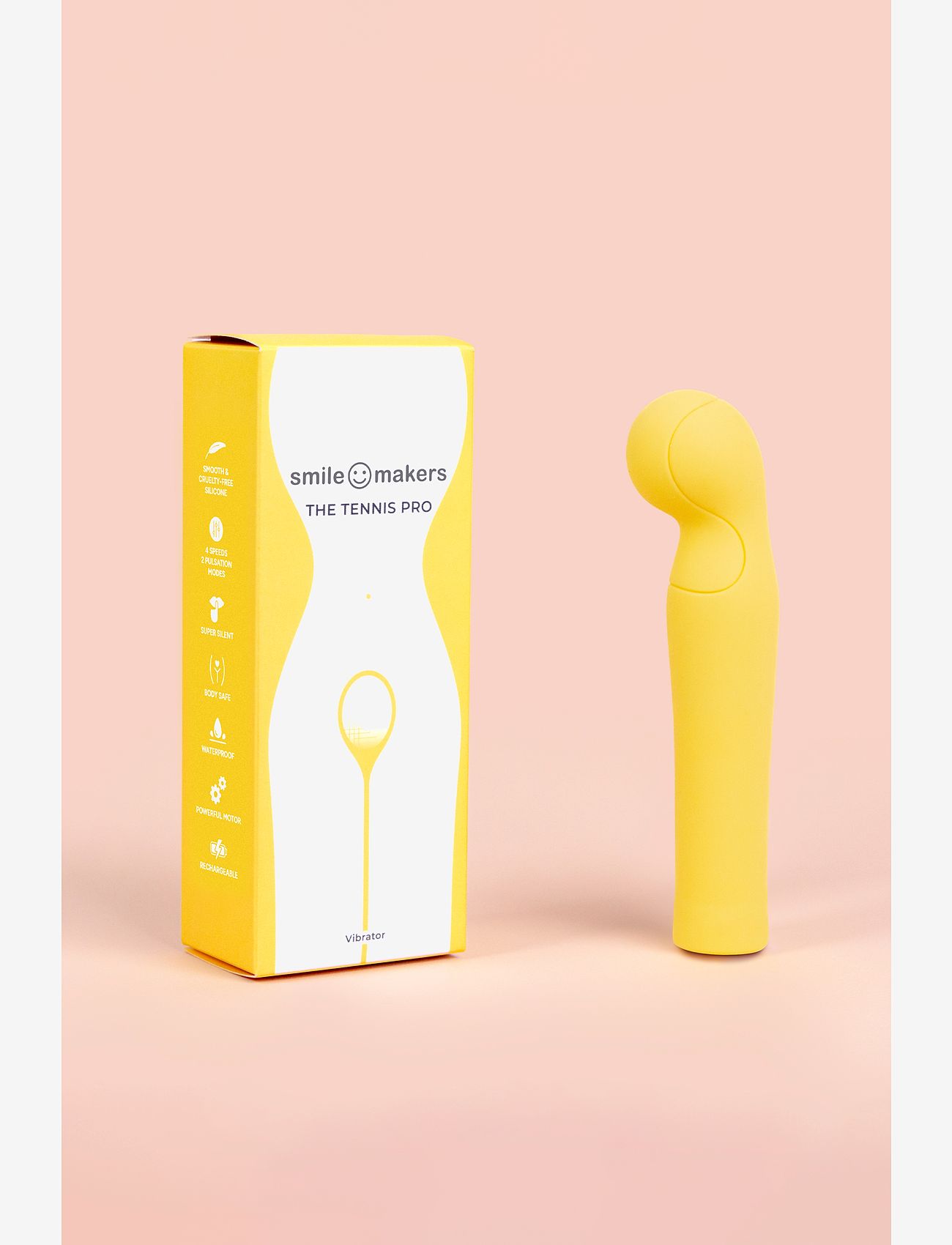 Smile Makers - The Tennis Pro (Rechargeable) - sex & intimacy - yellow - 2