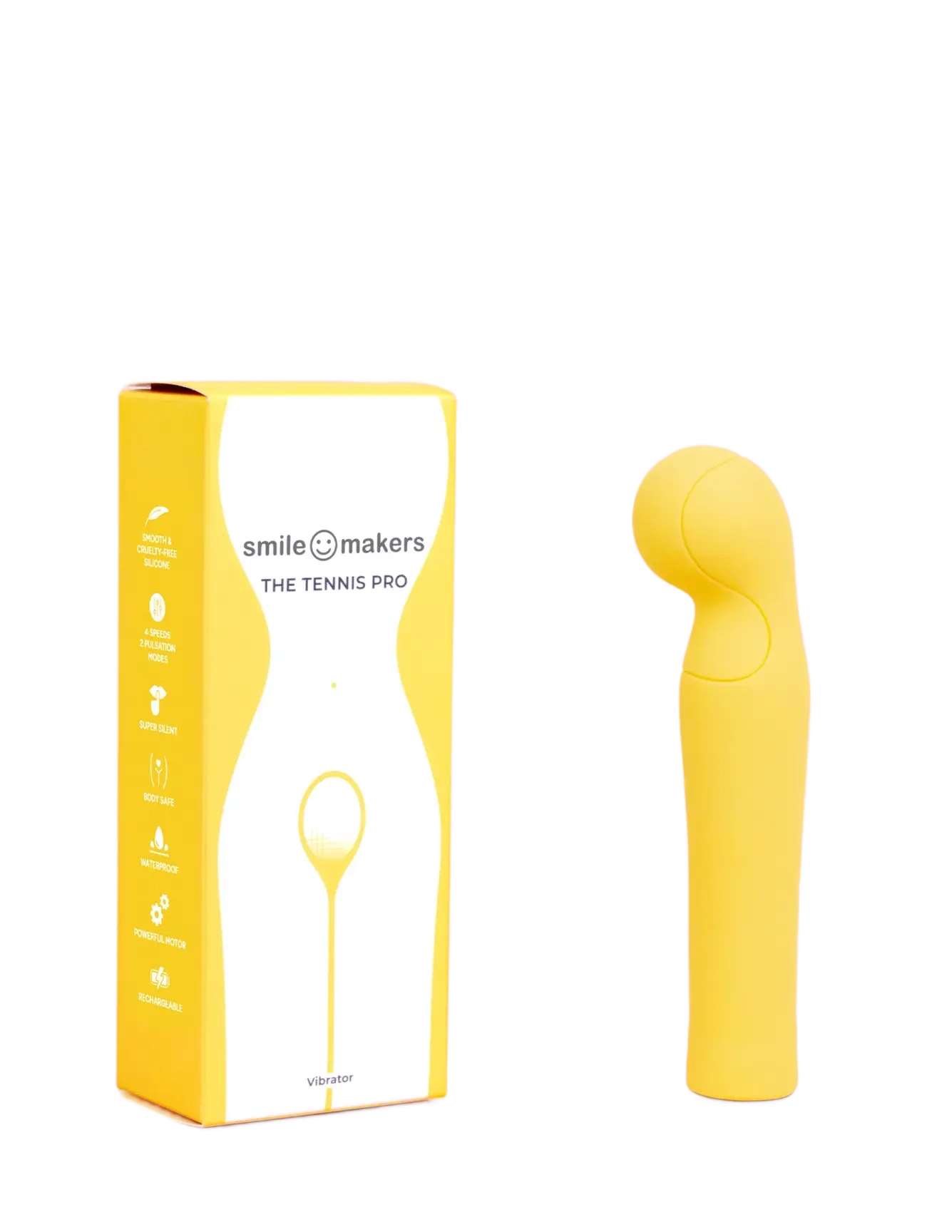 Smile Makers - The Tennis Pro (Rechargeable) - sex & intimacy - yellow - 2