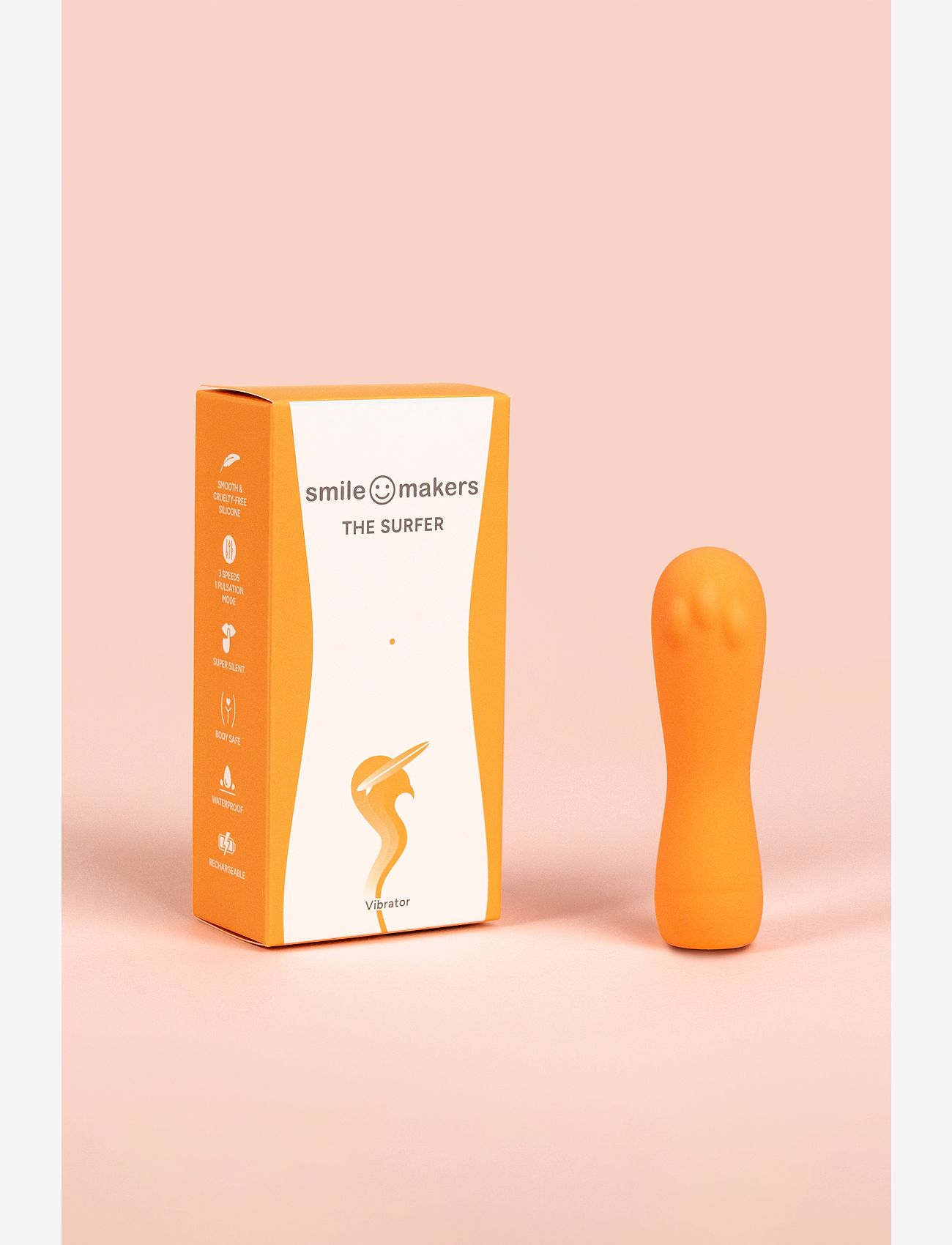Smile Makers - The Surfer (Rechargeable) - vibratorer - orange - 1