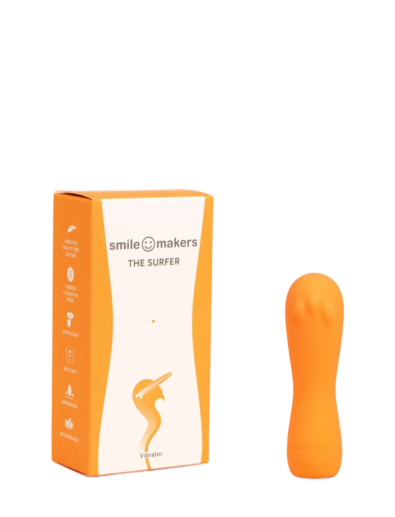 Smile Makers - The Surfer (Rechargeable) - sex & intimacy - orange - 2