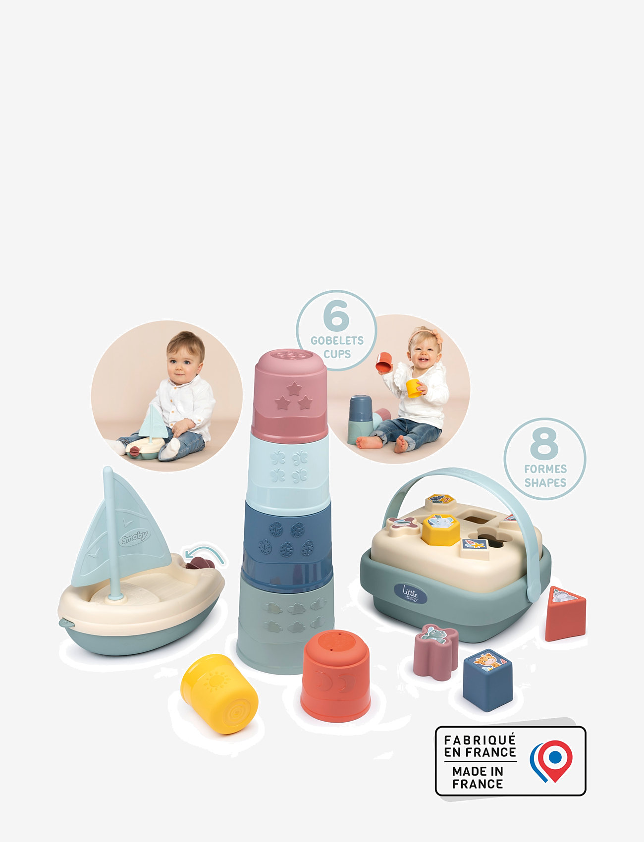 Smoby - Little Smoby Awakening & bath set - vannimänguasjad - muticolore - 3