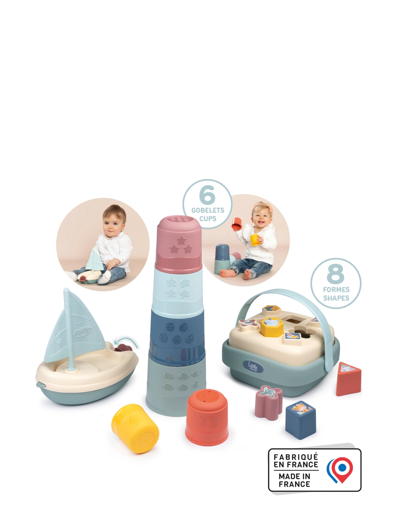 Smoby - Little Smoby Awakening & bath set - vannimänguasjad - muticolore - 3
