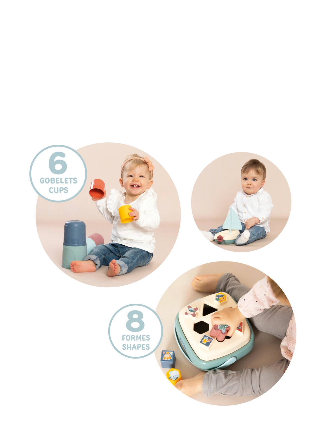 Smoby - Little Smoby Awakening & bath set - vannimänguasjad - muticolore - 4