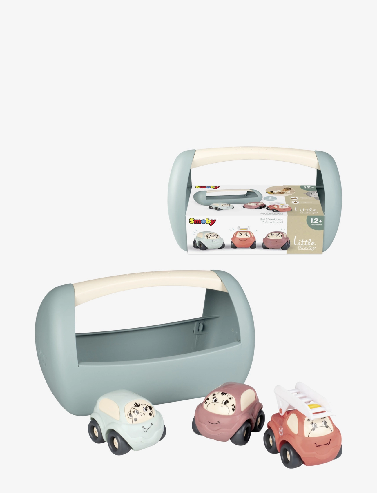 SMOBY Little Smoby Vehicules Set Patterned - One Size - Kinder