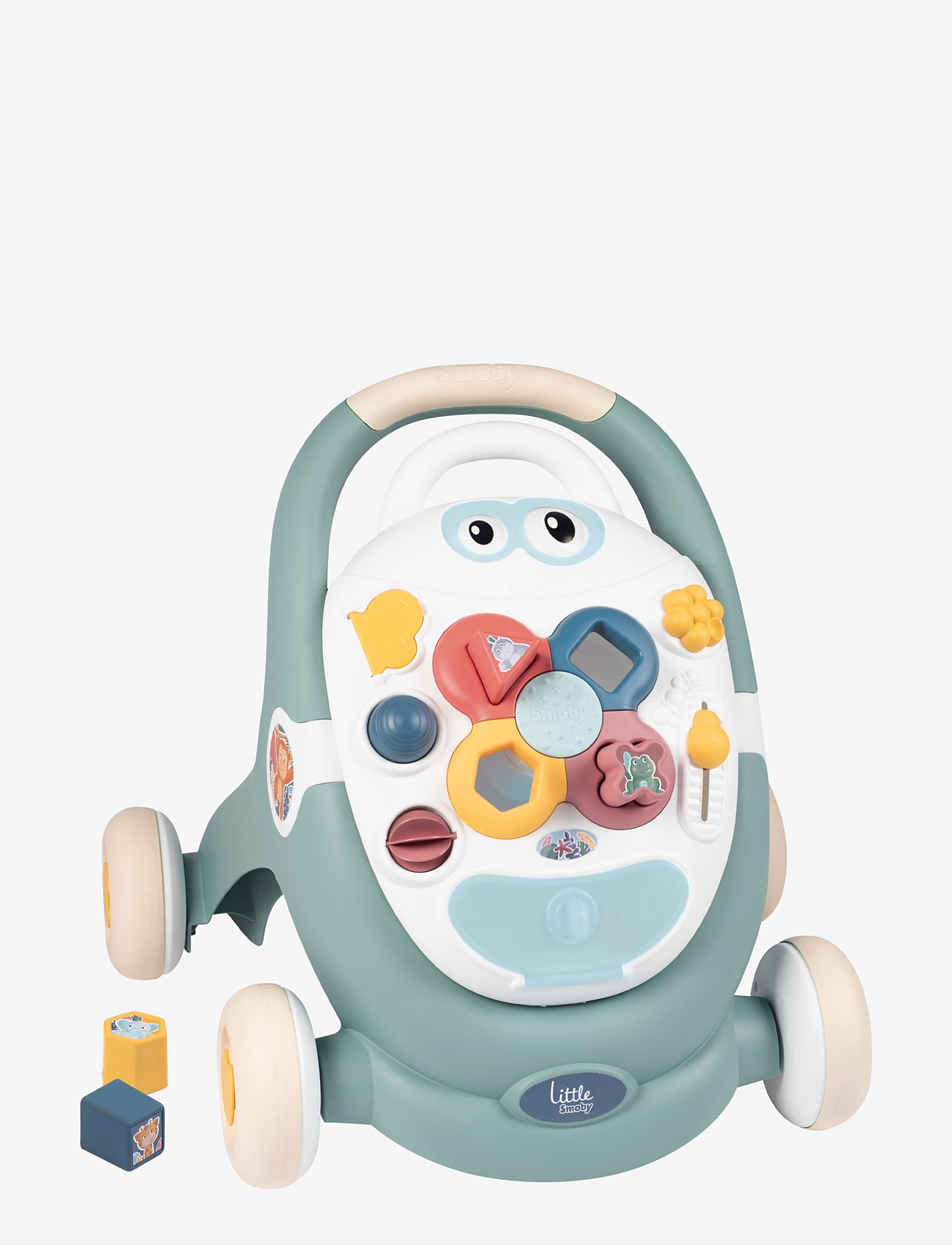 Smoby - Little Smoby 3 IN 1 TROTTY WALKER - gåstolar - green - 1