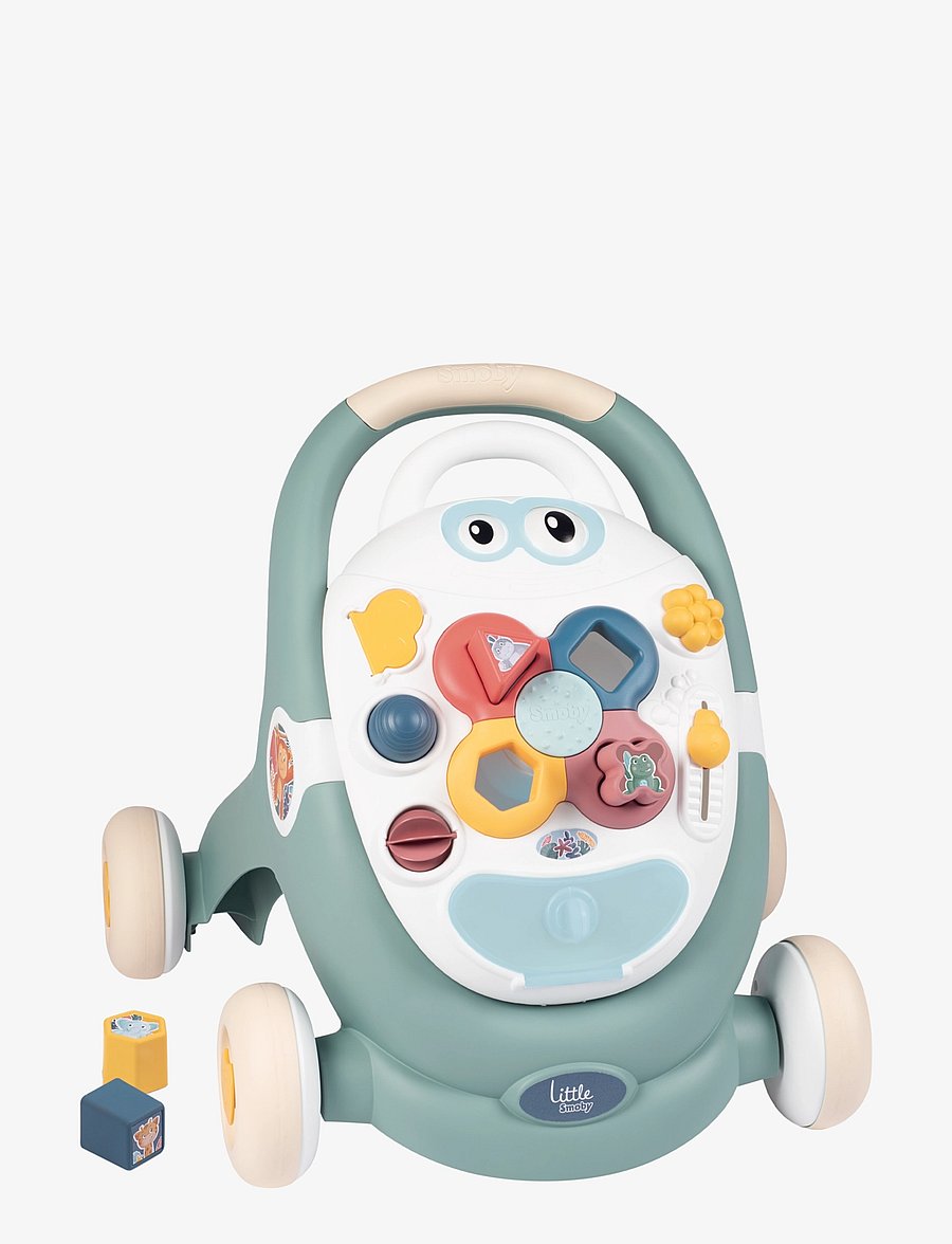Smoby - Little Smoby 3 IN 1 TROTTY WALKER - skubbelegetøj - green - 0