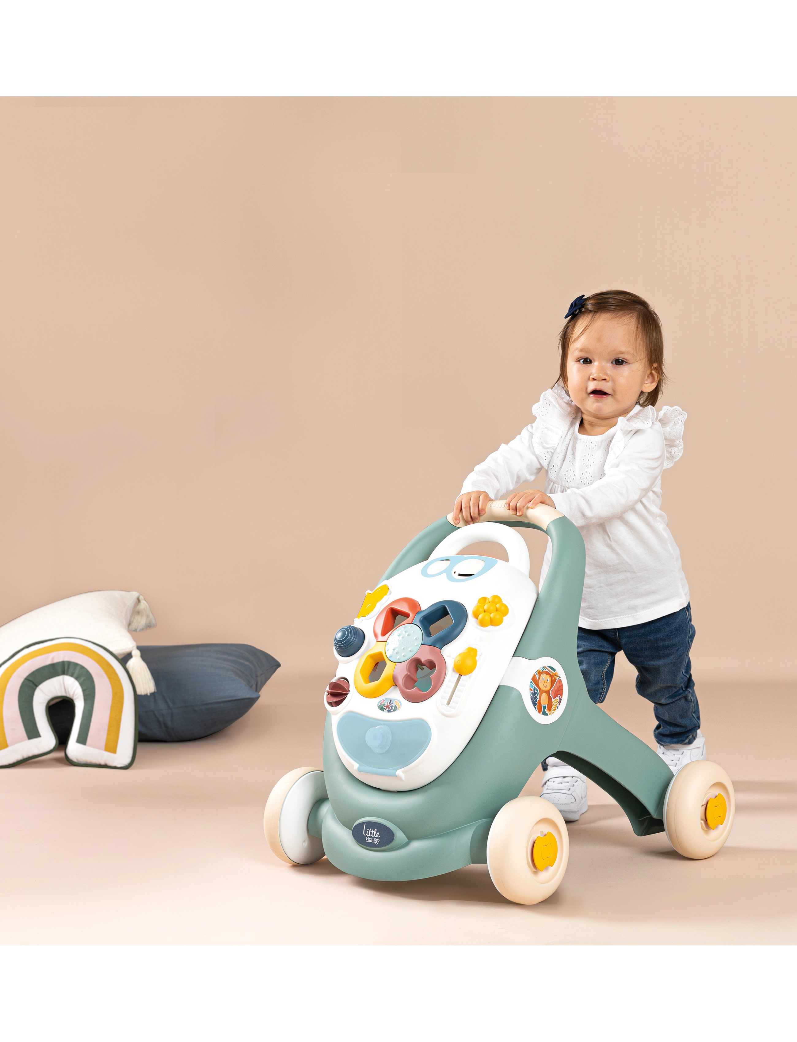 Smoby - Little Smoby 3 IN 1 TROTTY WALKER - gåstolar - green - 4